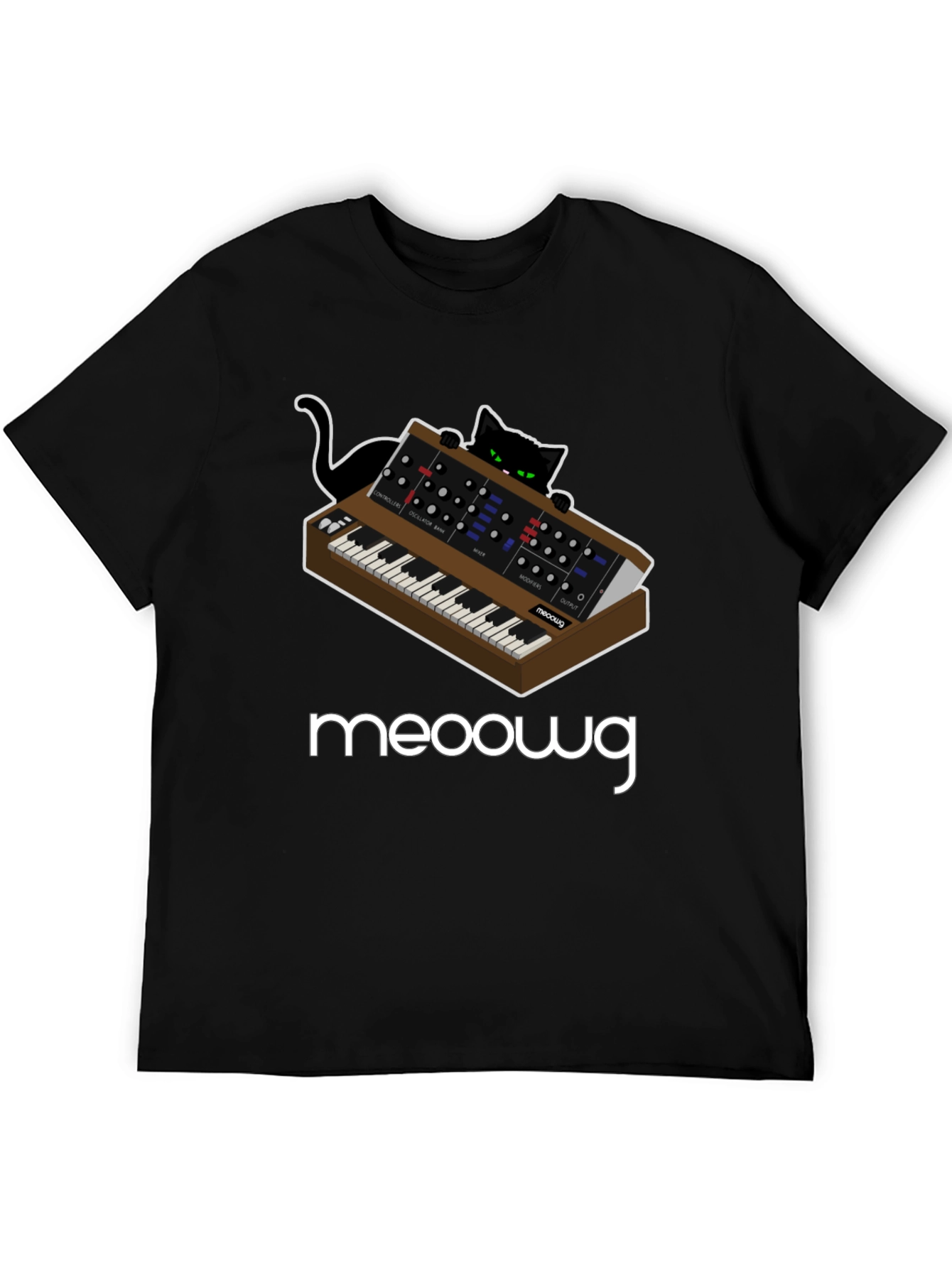 Meooowg Synth Cat T-Shirt