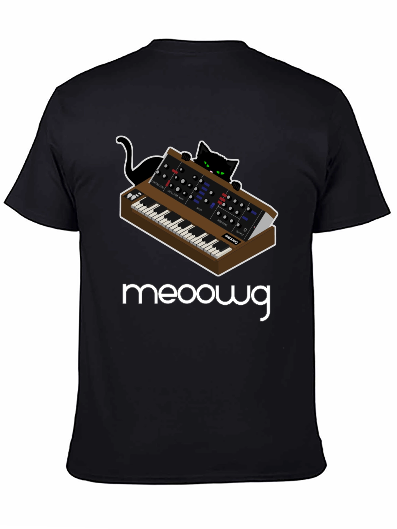 Meooowg Synth Cat T-Shirt
