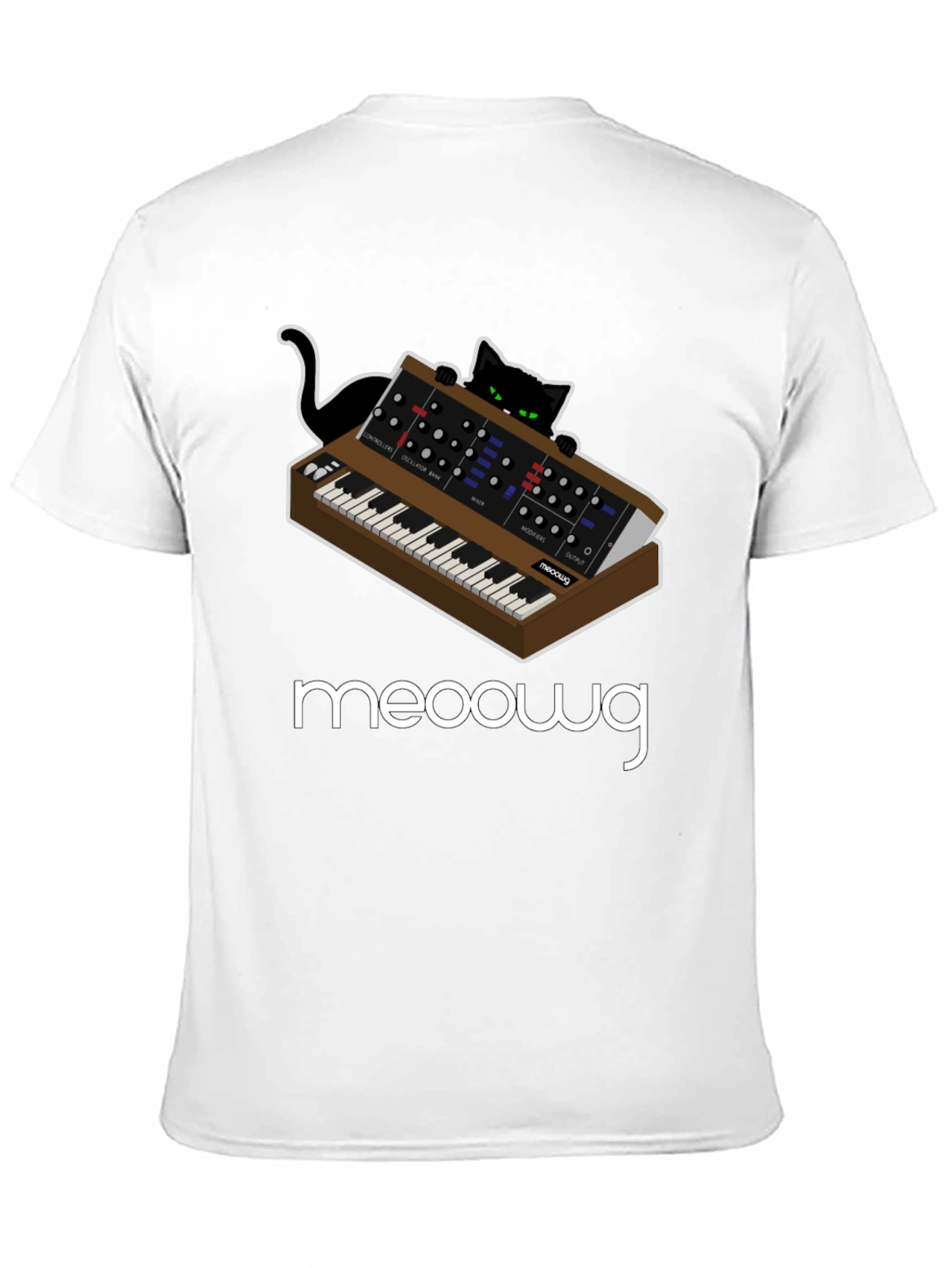 Meooowg Synth Cat T-Shirt