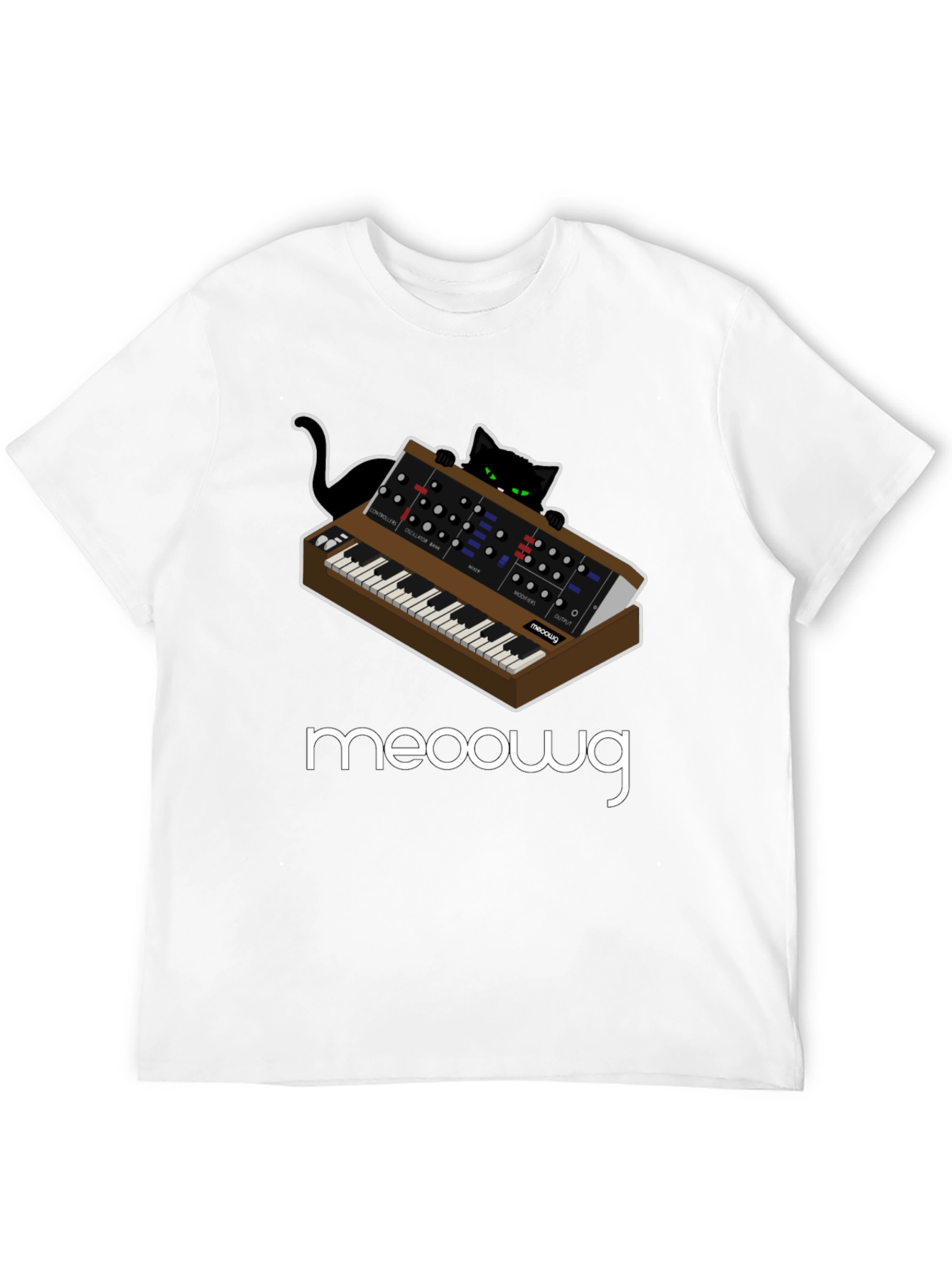 Meooowg Synth Cat T-Shirt