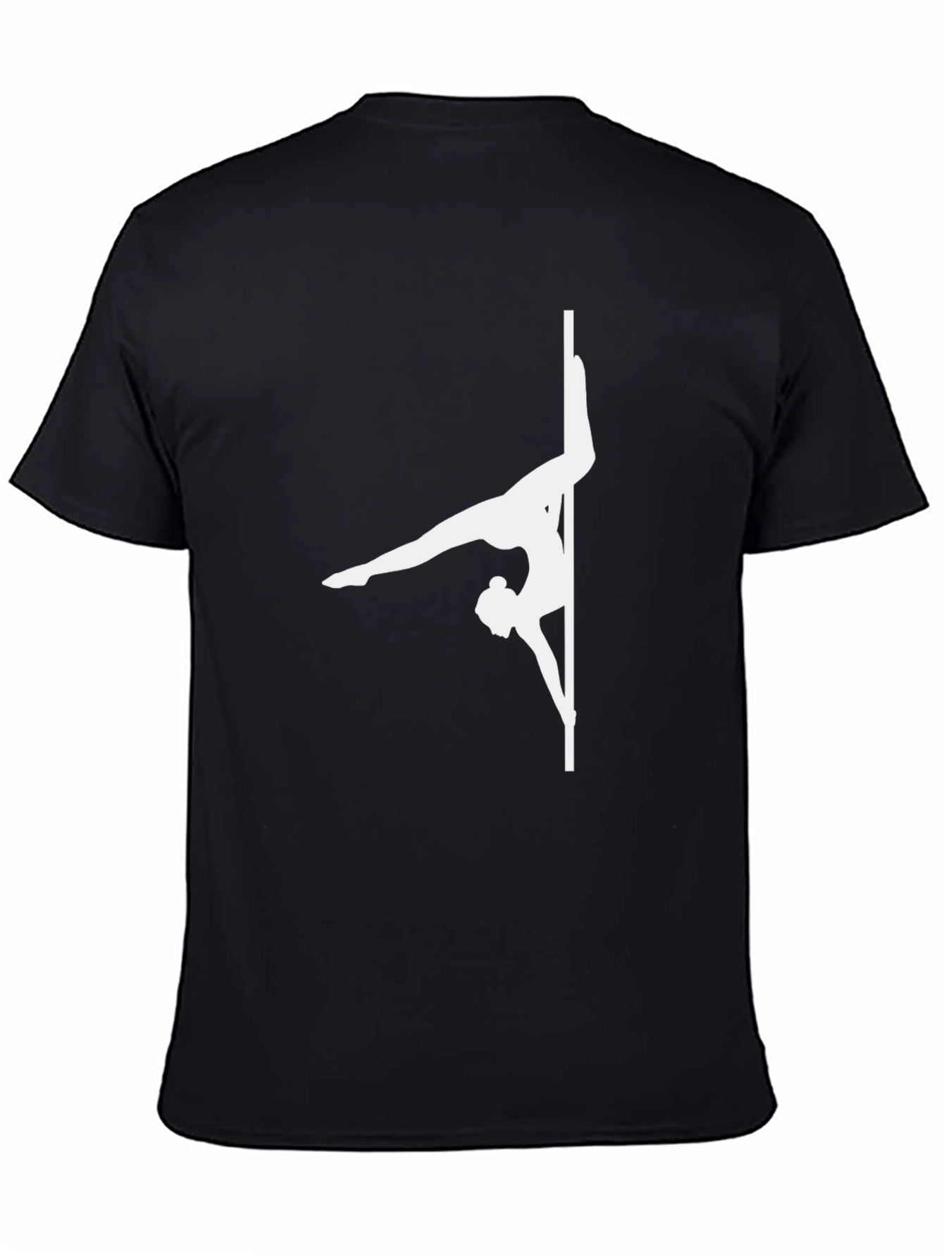 Pole Dancer Graphic T-Shirt - Black