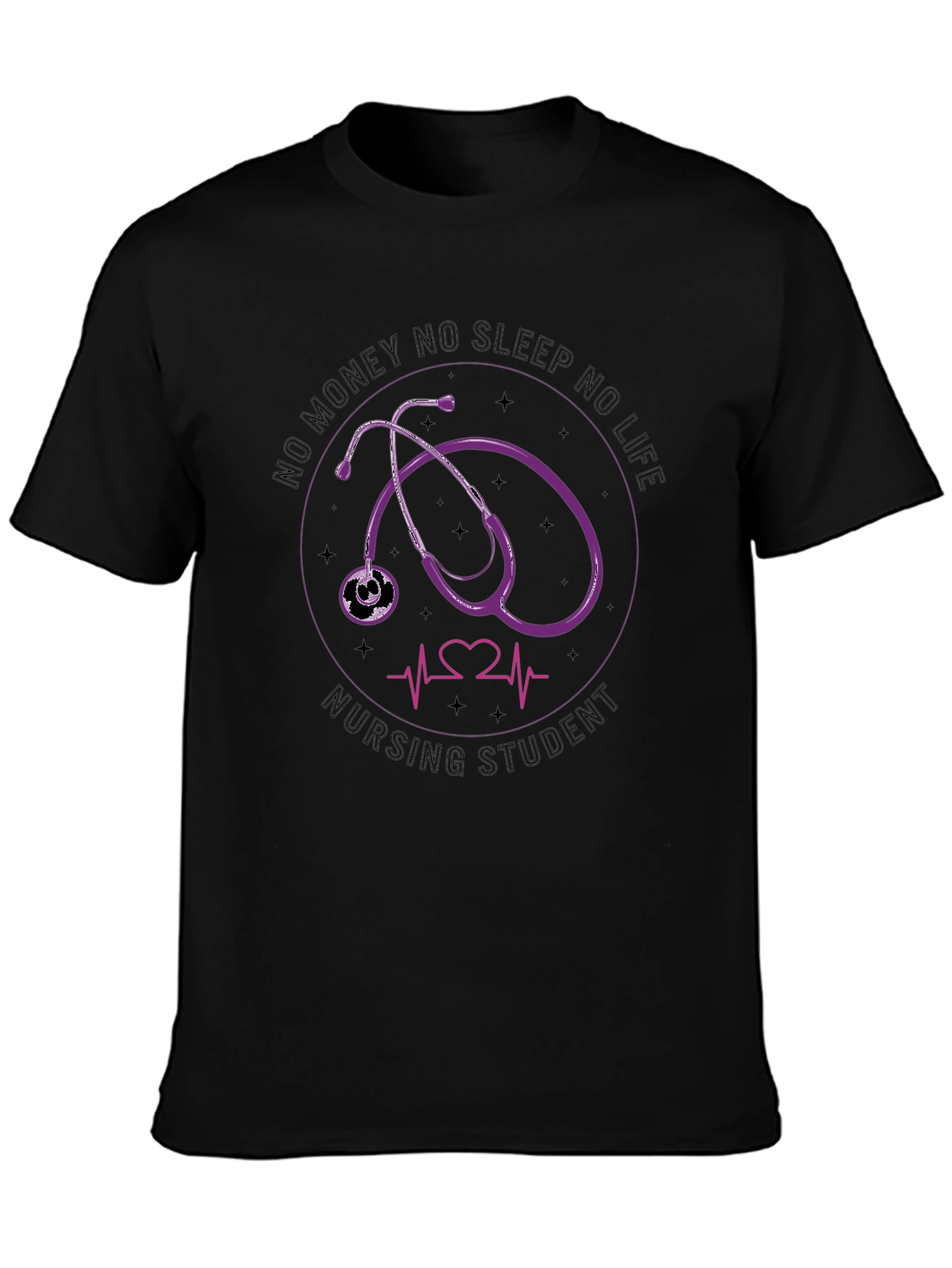Nursing Student T-Shirt Stethoscope Design