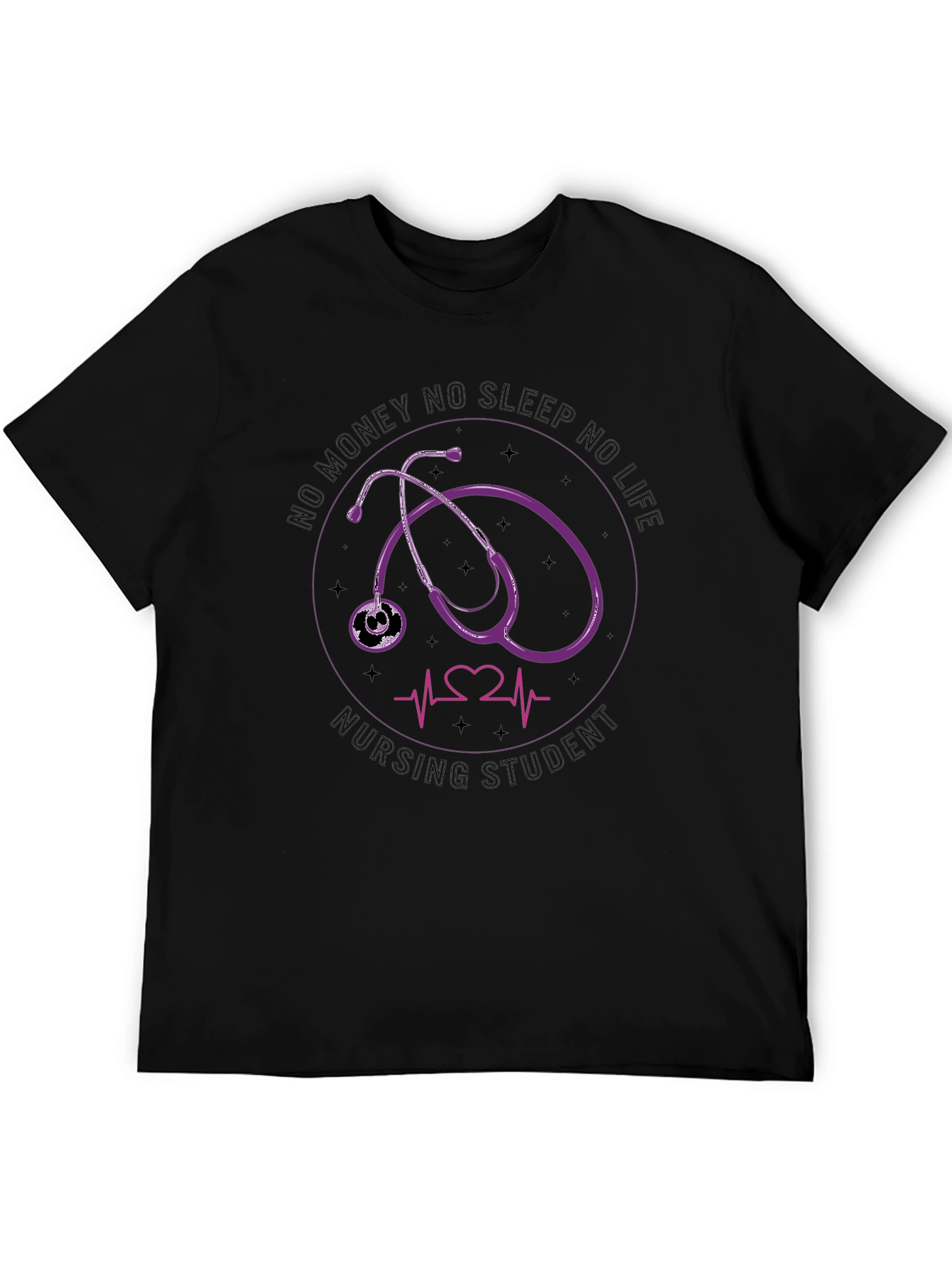 Nursing Student T-Shirt Stethoscope Design