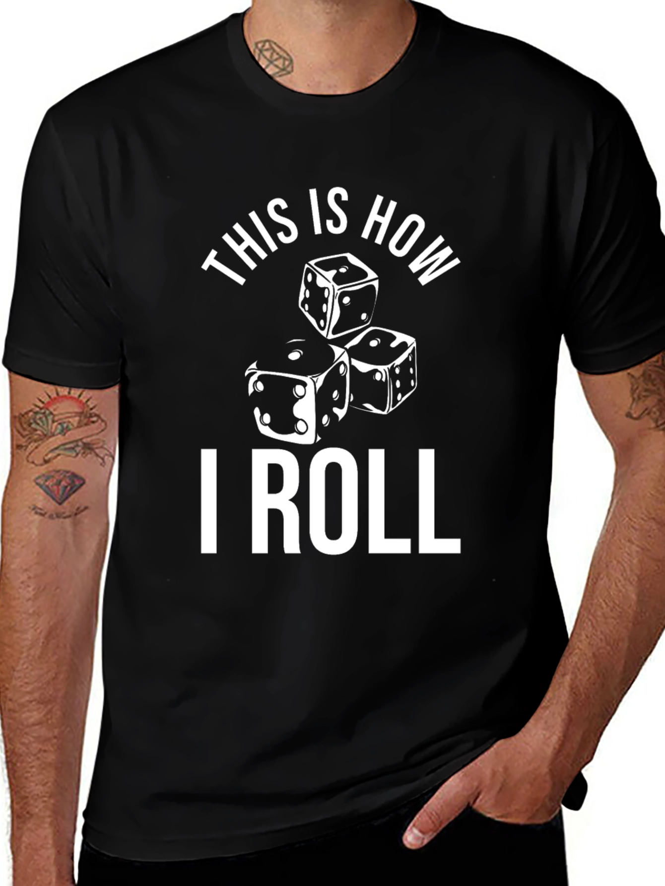 This is How I Roll Dice Graphic T-Shirt
