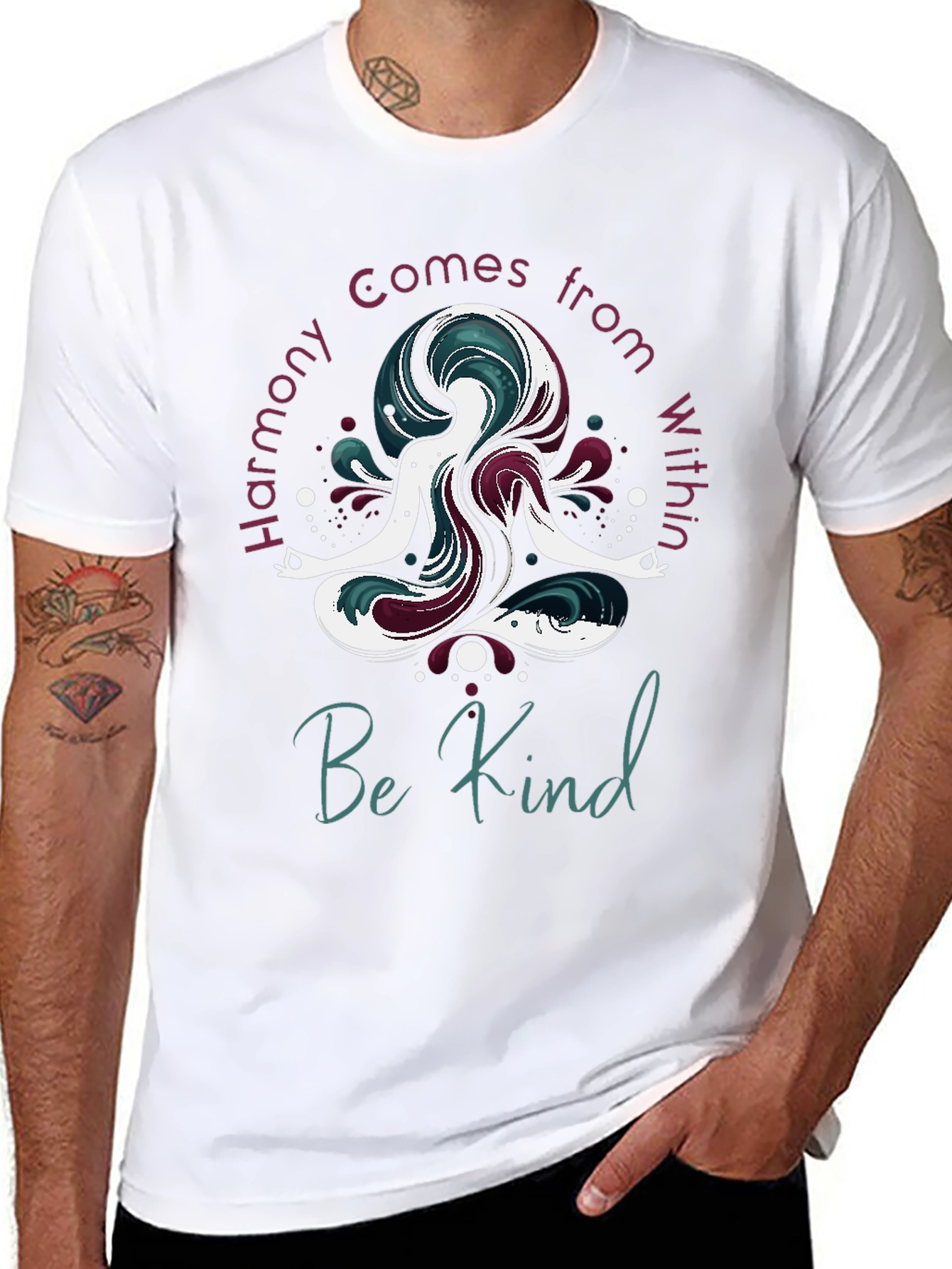 Harmony Within T-Shirt - Be Kind Tee