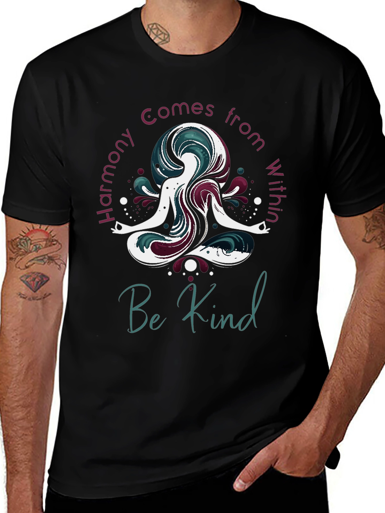 Harmony Within T-Shirt - Be Kind Tee
