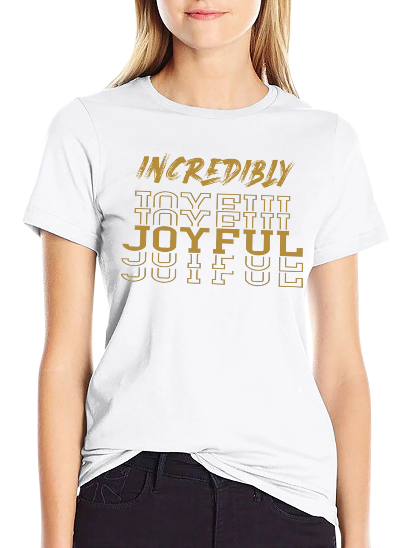Incredibly Joyful Graphic T-Shirt - Black