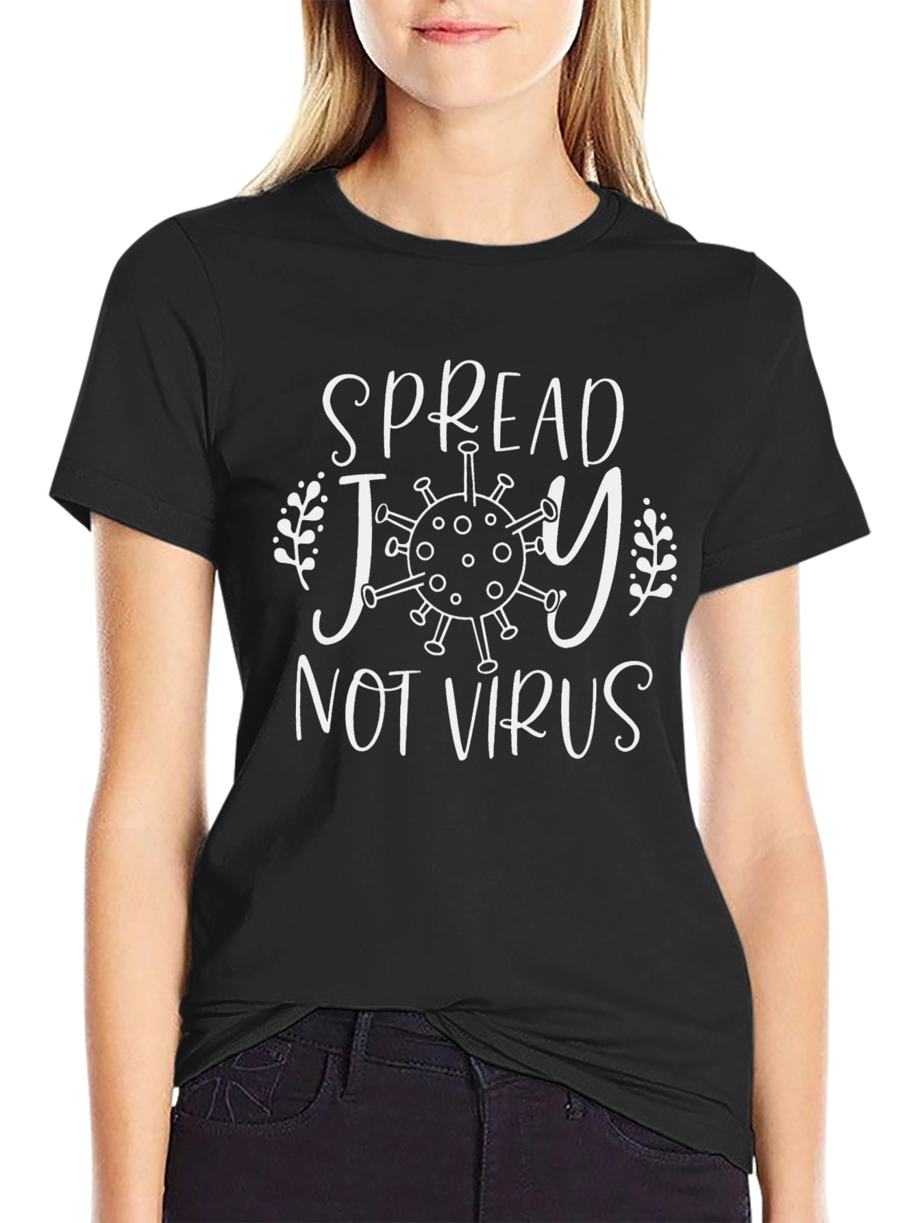 Spread Joy Not Virus Graphic Tee