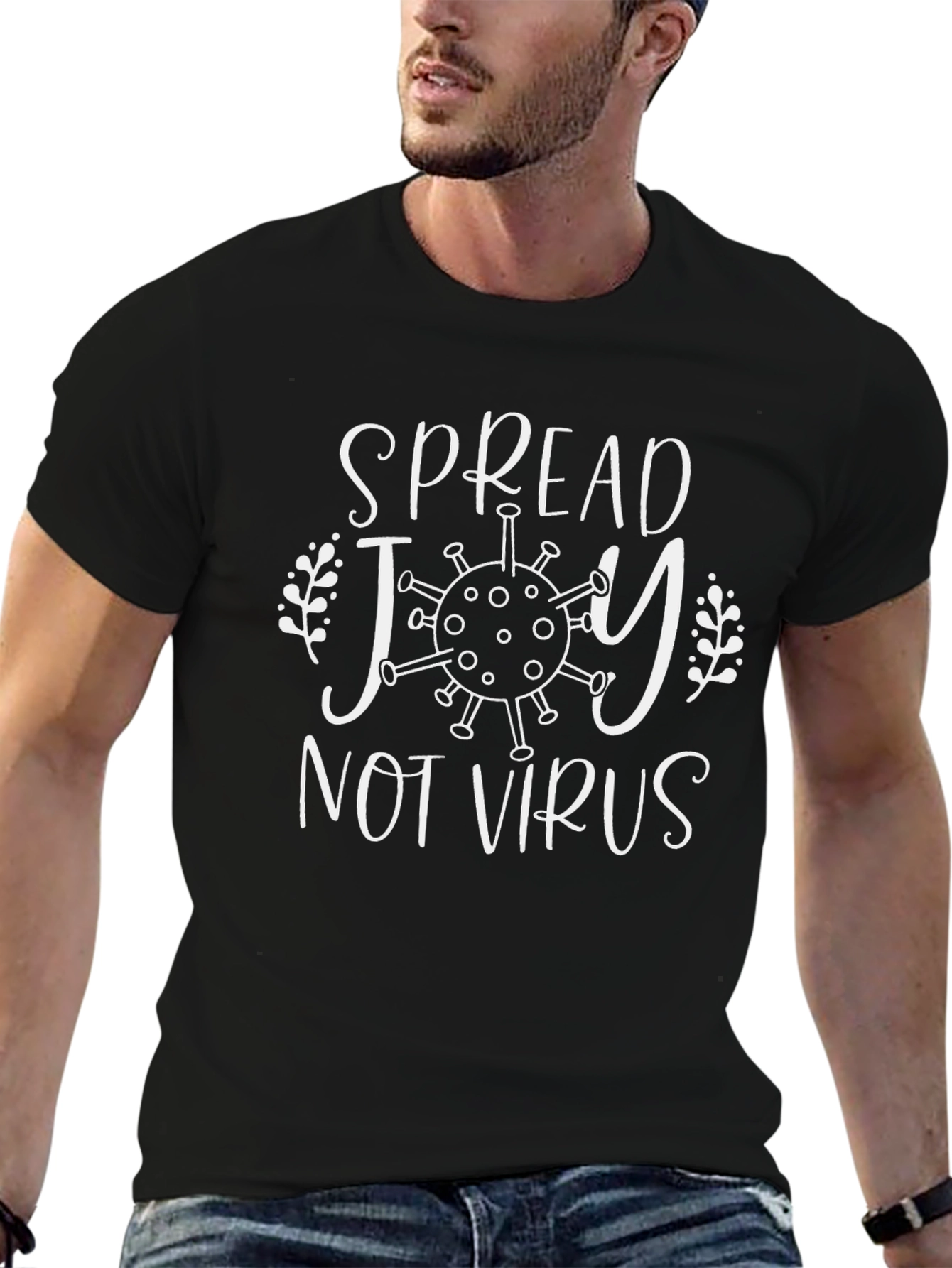 Spread Joy Not Virus Graphic Tee