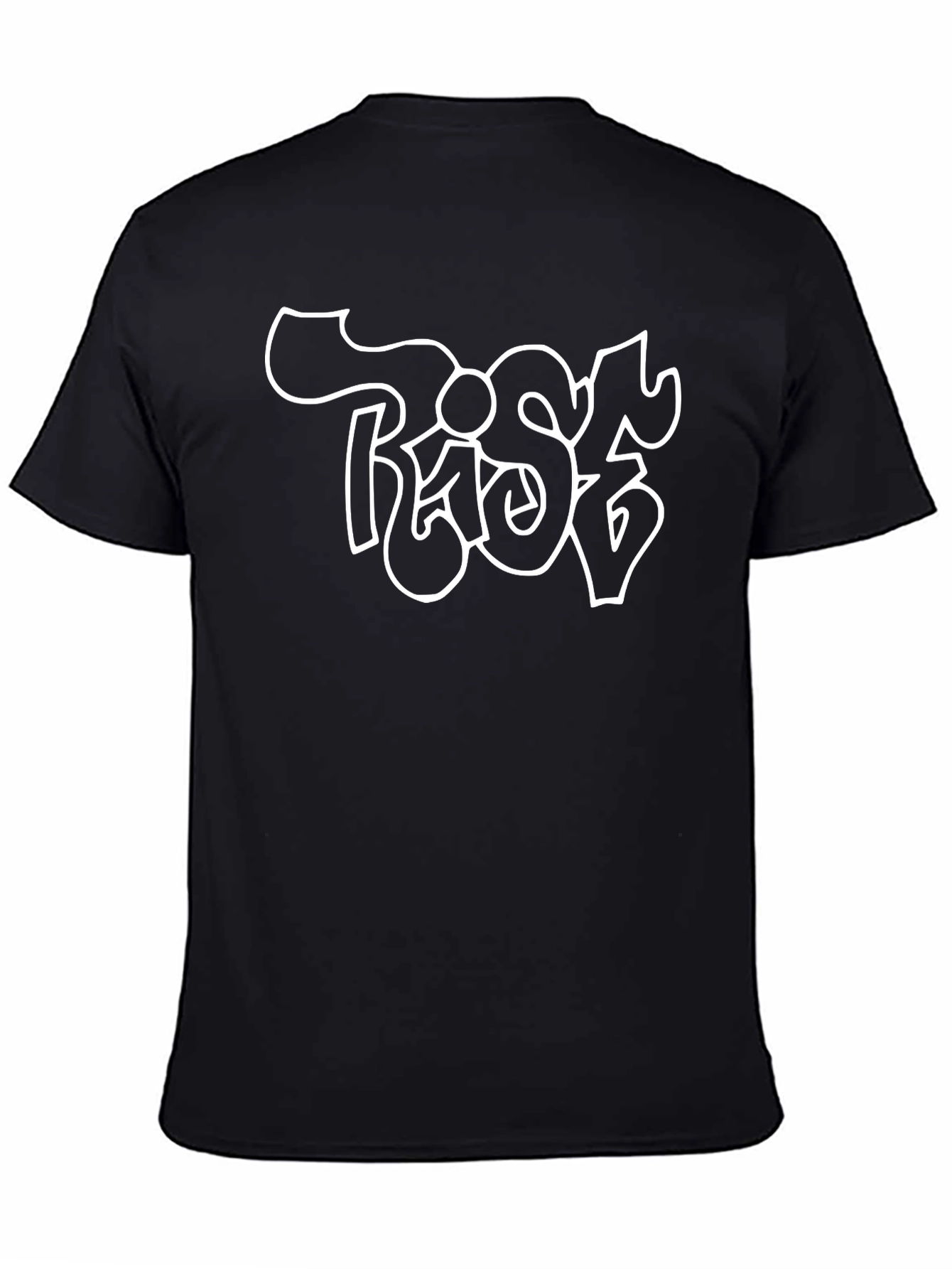 Rise Graphic Black T-Shirt | Casual Wear