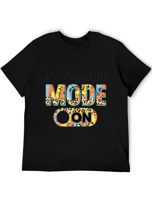 Kindergarten Mode On Black T-Shirt
