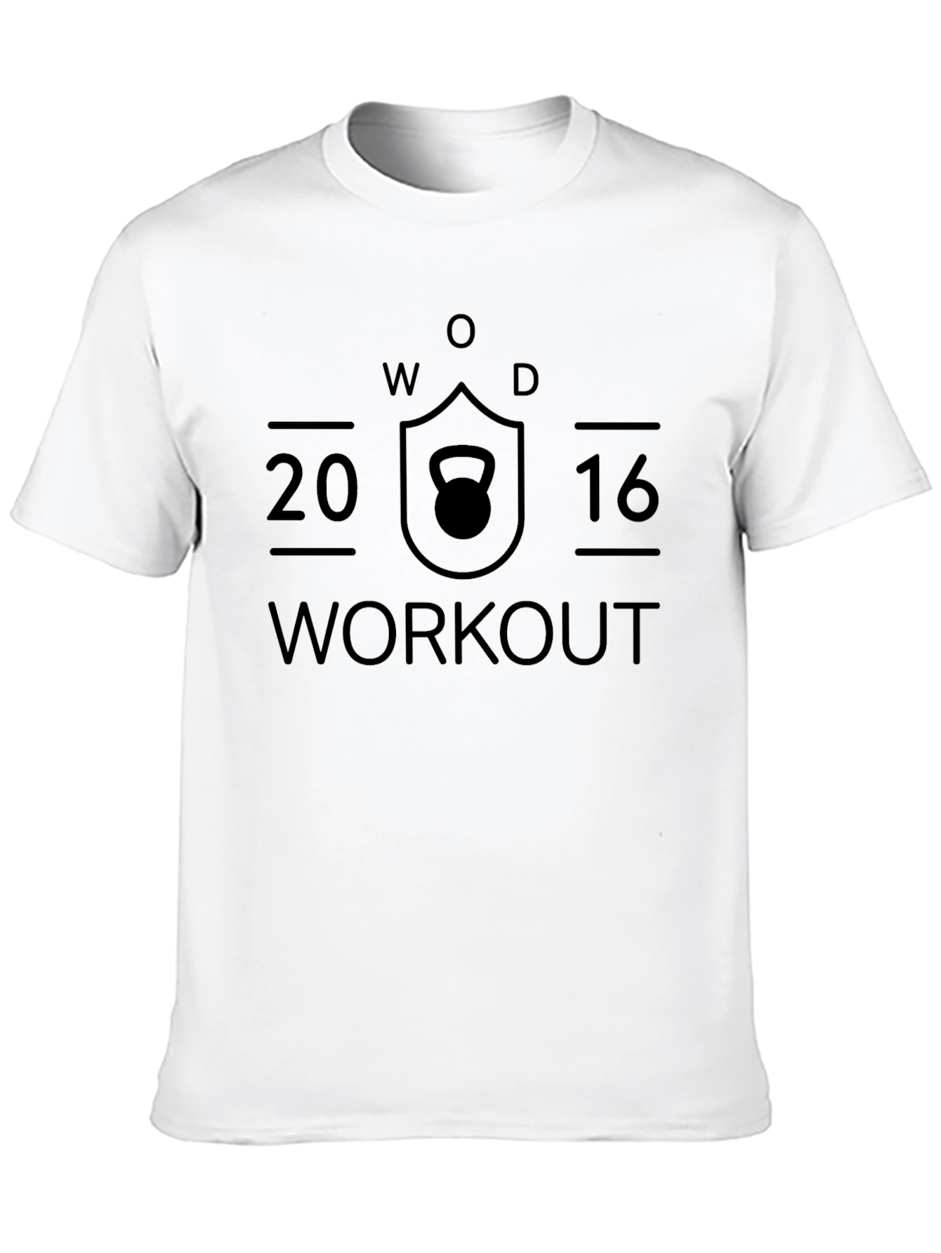WOD Workout 2016 Black T-Shirt