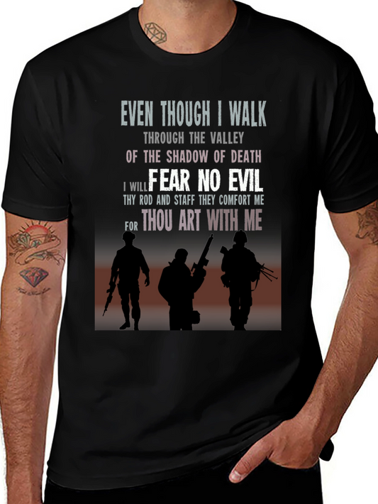 Even Though I Walk T-Shirt - Fear No Evil Tee