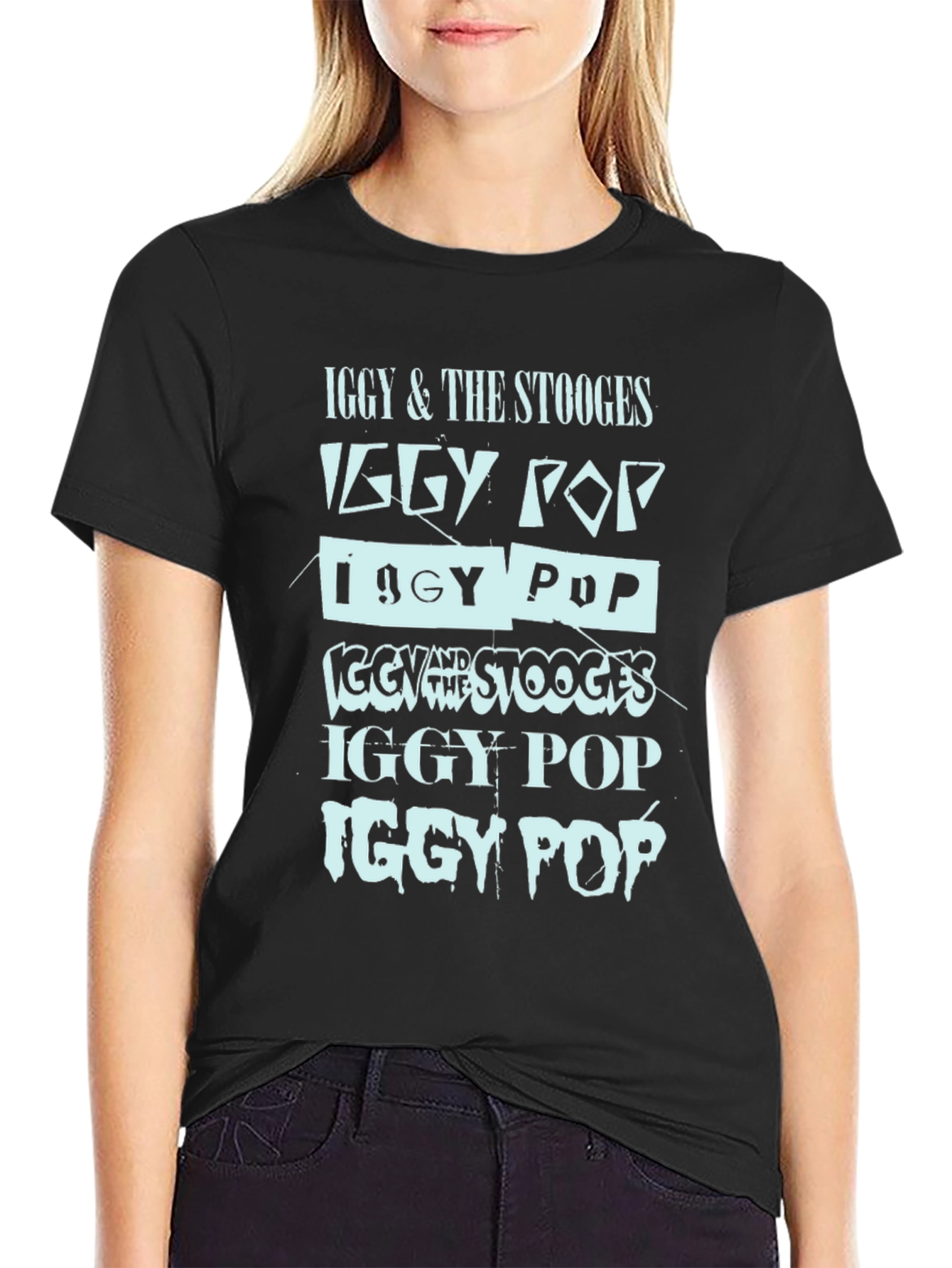 Iggy Pop & The Stooges Graphic Print T-Shirt