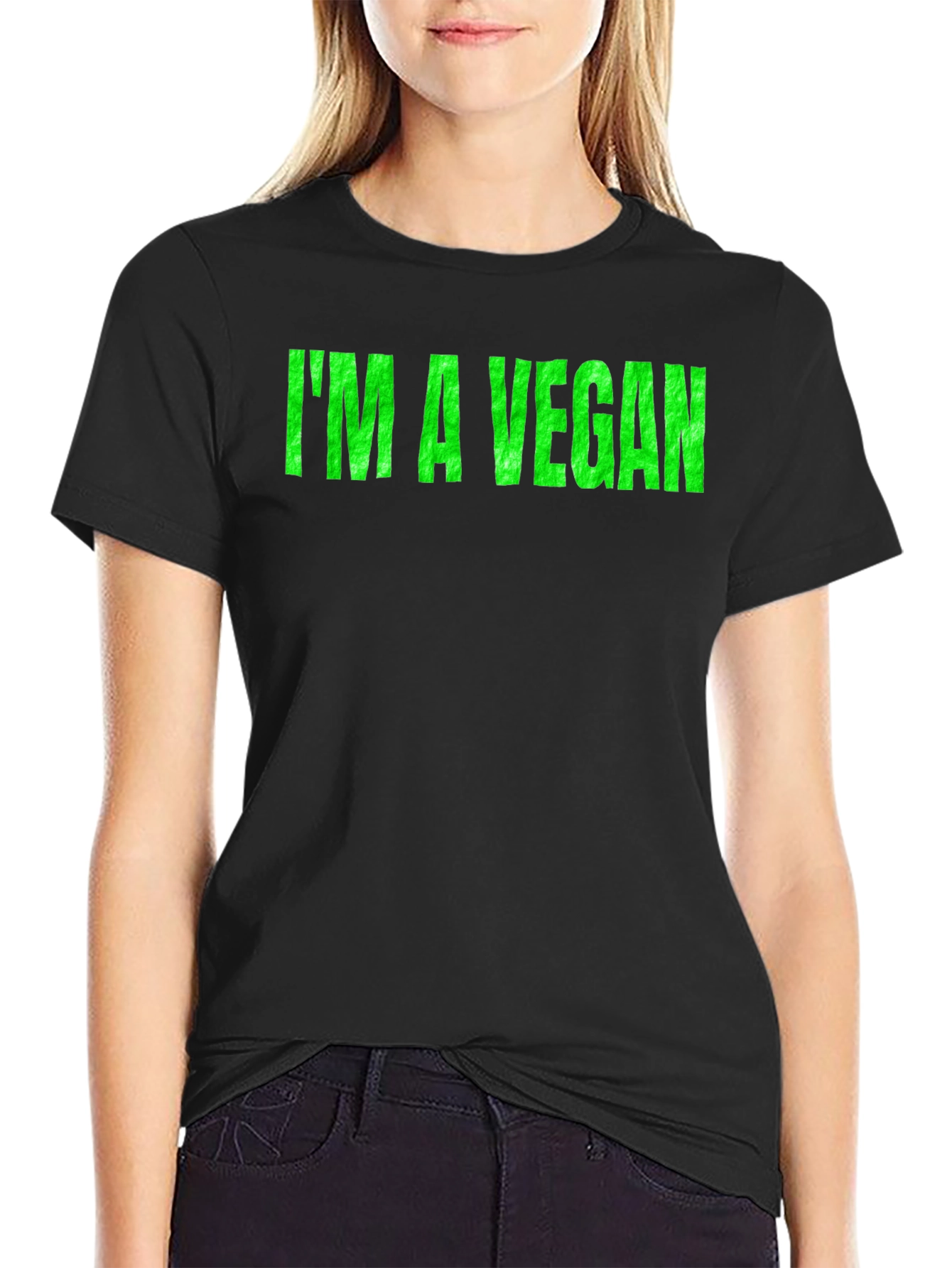 Im a Vegan Black T-Shirt