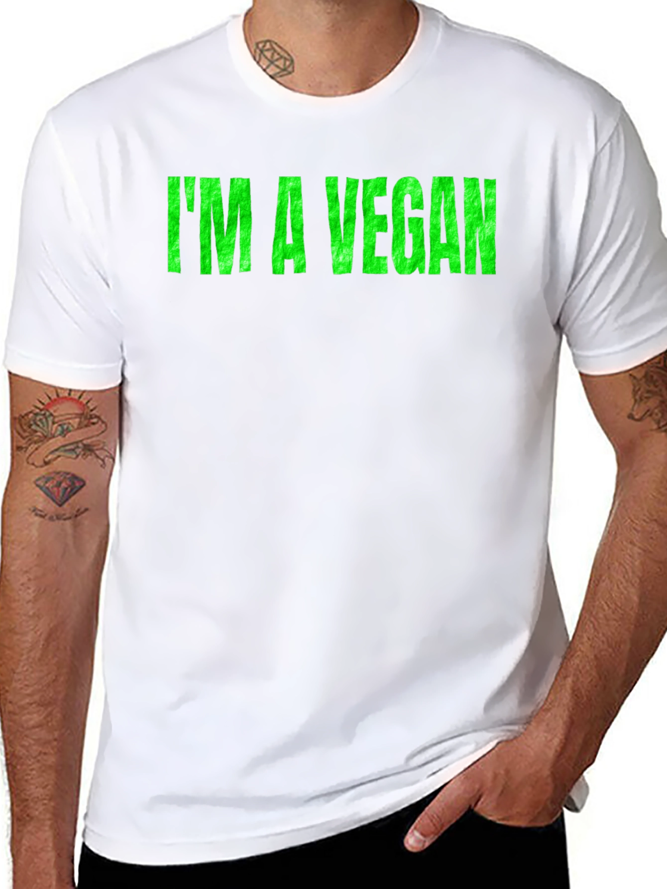 Im a Vegan Black T-Shirt