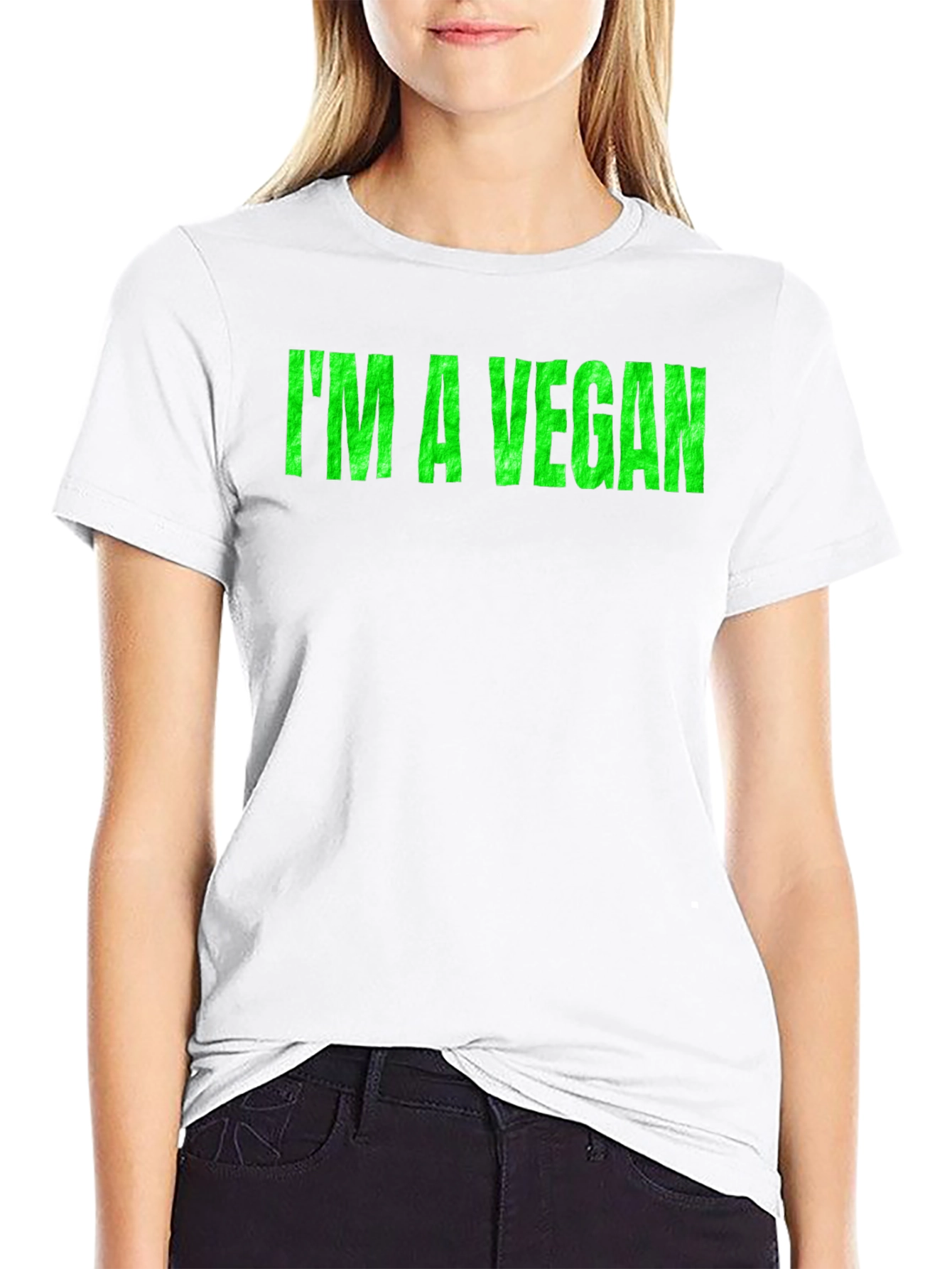 Im a Vegan Black T-Shirt