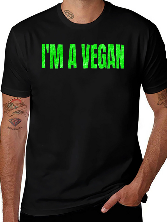 Im a Vegan Black T-Shirt