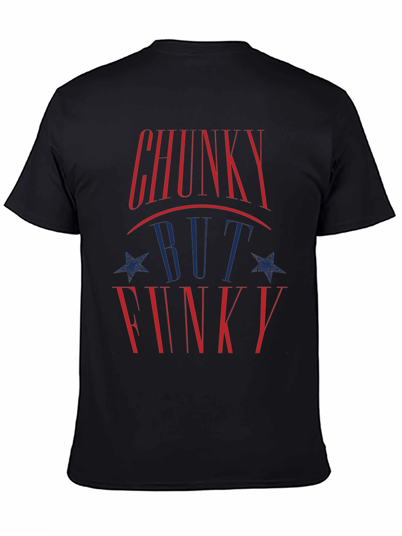 Chunky But Funky Graphic T-Shirt - Black