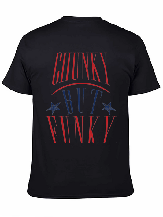 Chunky But Funky Graphic T-Shirt - Black