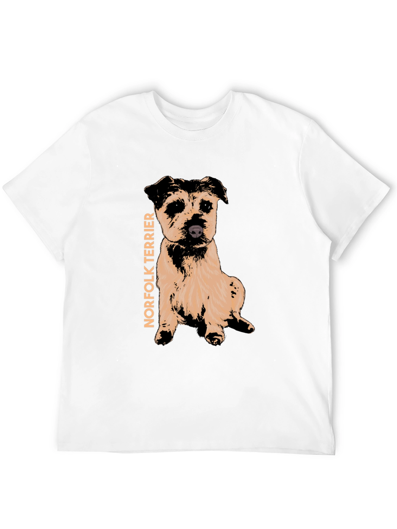 Norfolk Terrier Graphic T-Shirt - Black