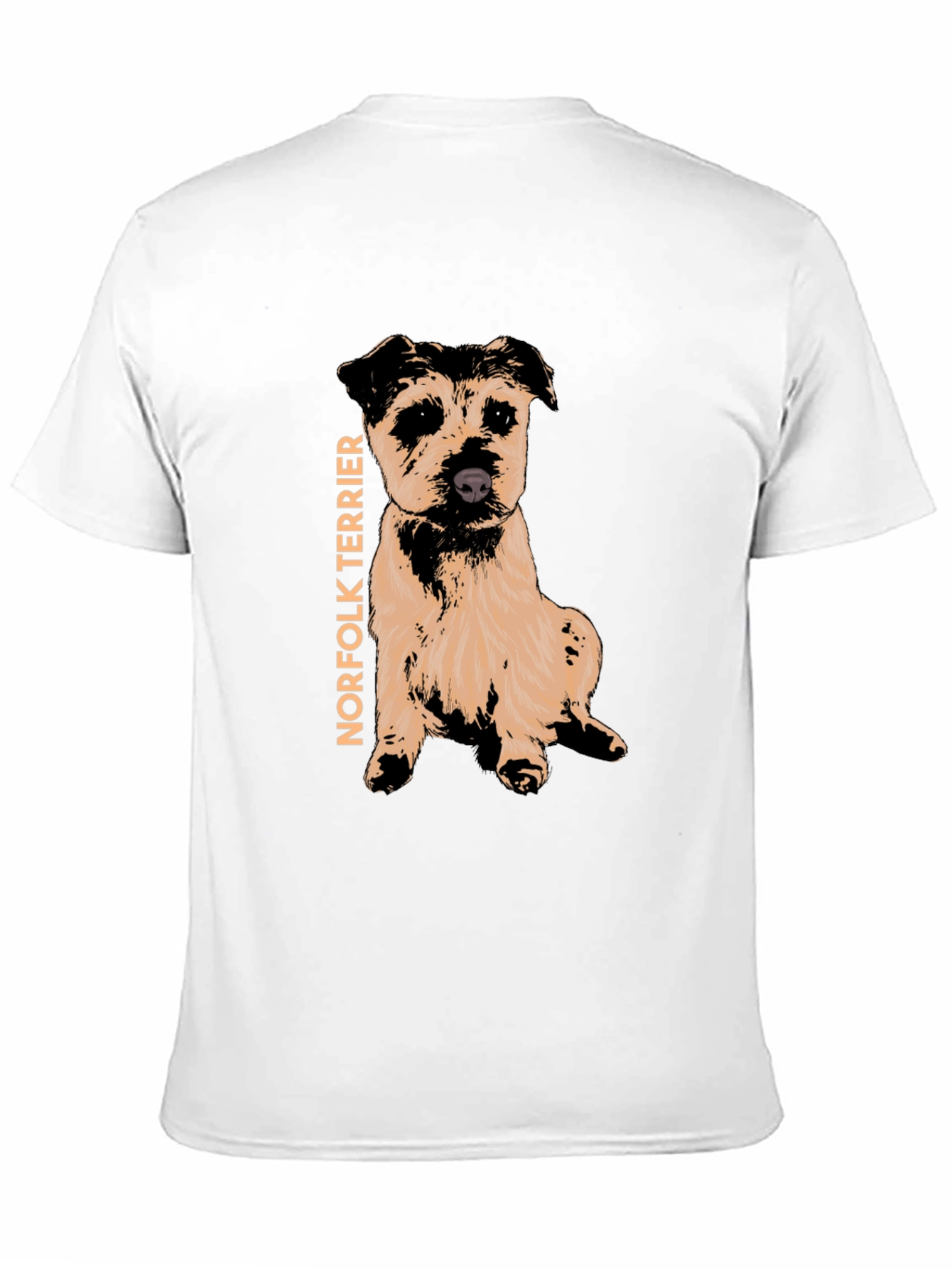 Norfolk Terrier Graphic T-Shirt - Black