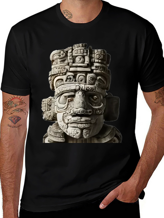 Mayan Idol Graphic Tee - Cool Culture T-Shirt