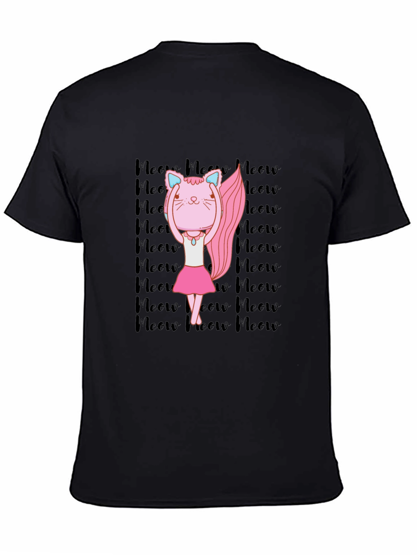 Ballerina Cat Meow Graphic T-Shirt
