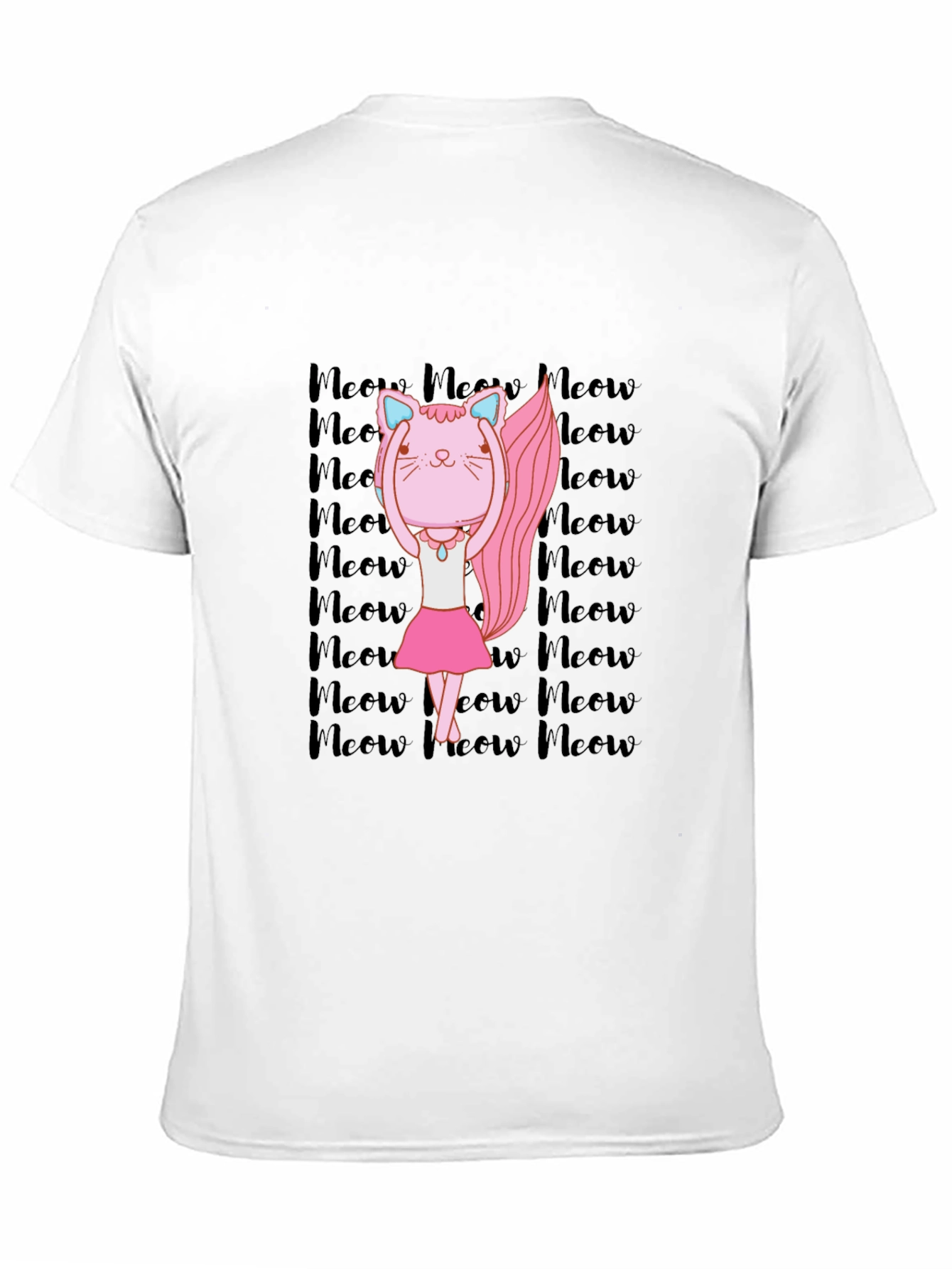 Ballerina Cat Meow Graphic T-Shirt