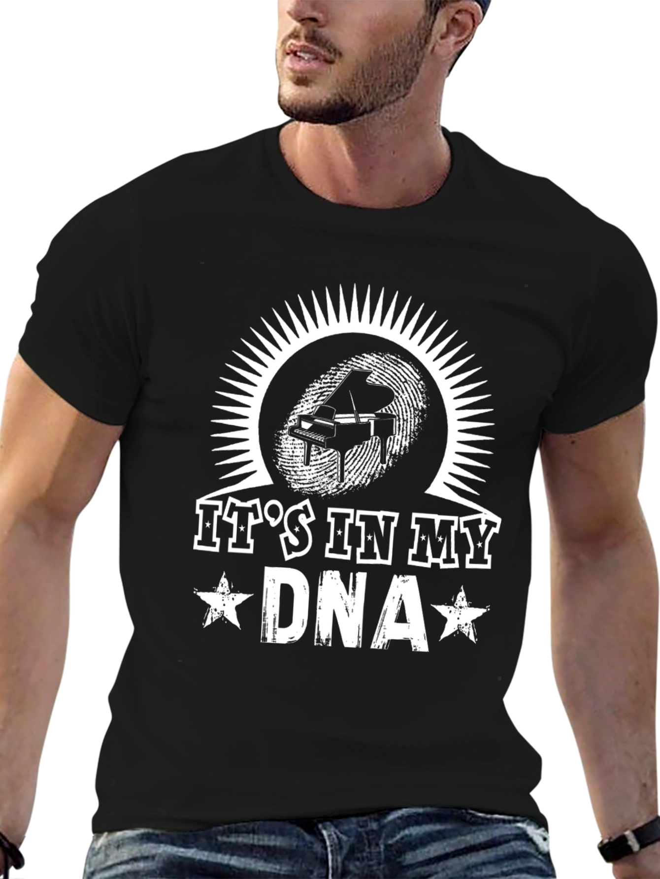Piano DNA T-Shirt - Music Lover Tee
