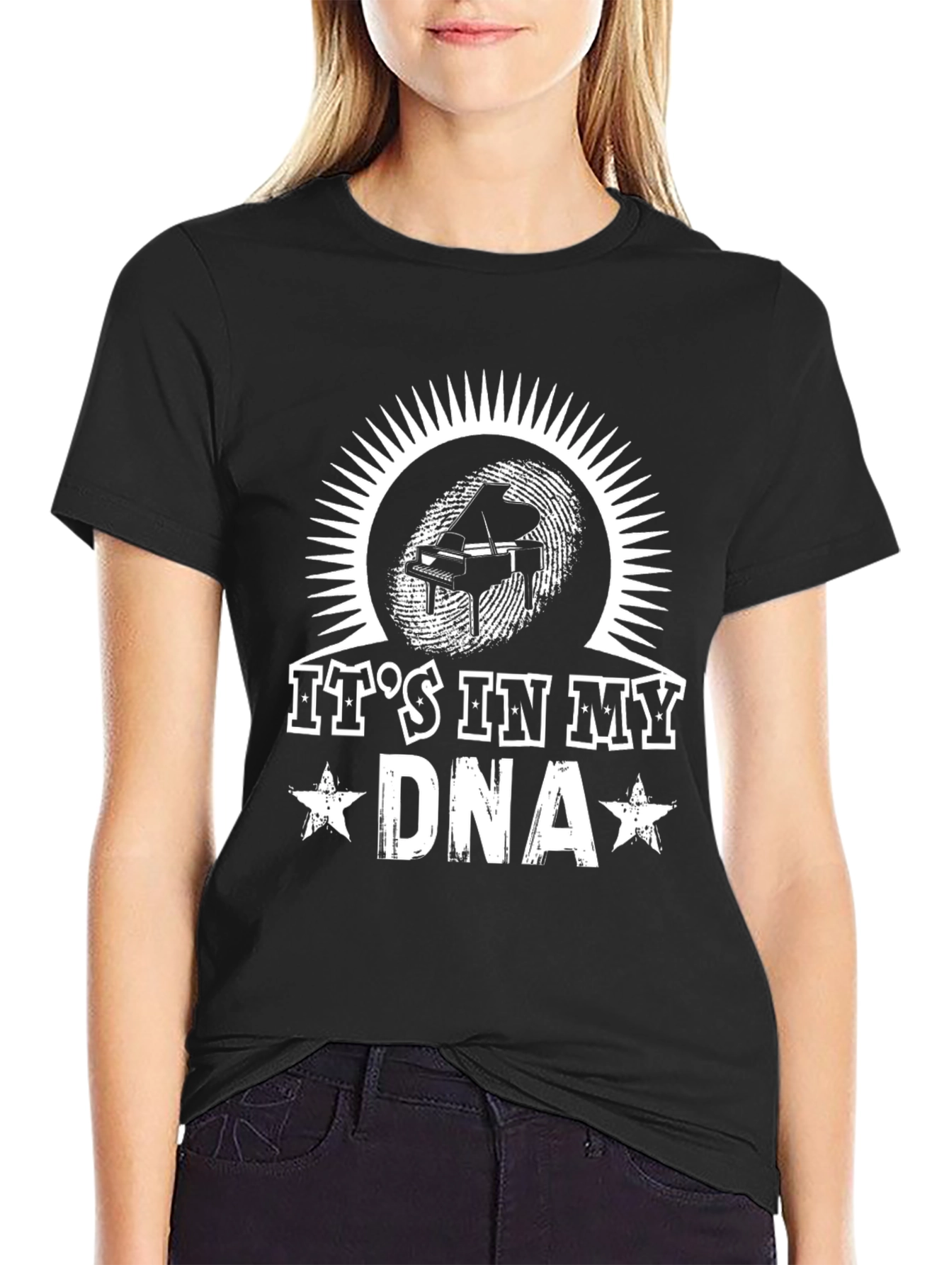 Piano DNA T-Shirt - Music Lover Tee