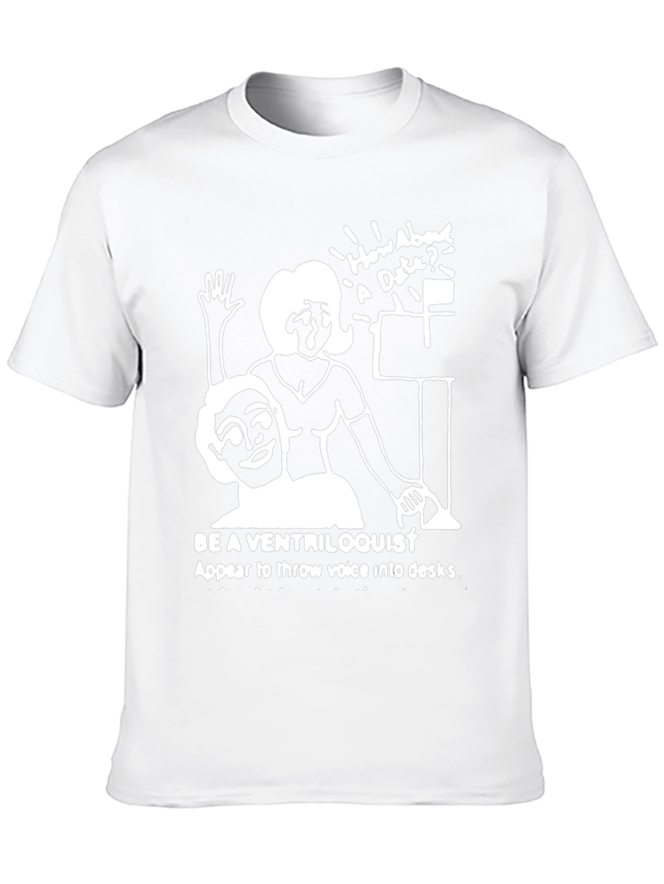 Ventriloquist Humor Graphic T-Shirt