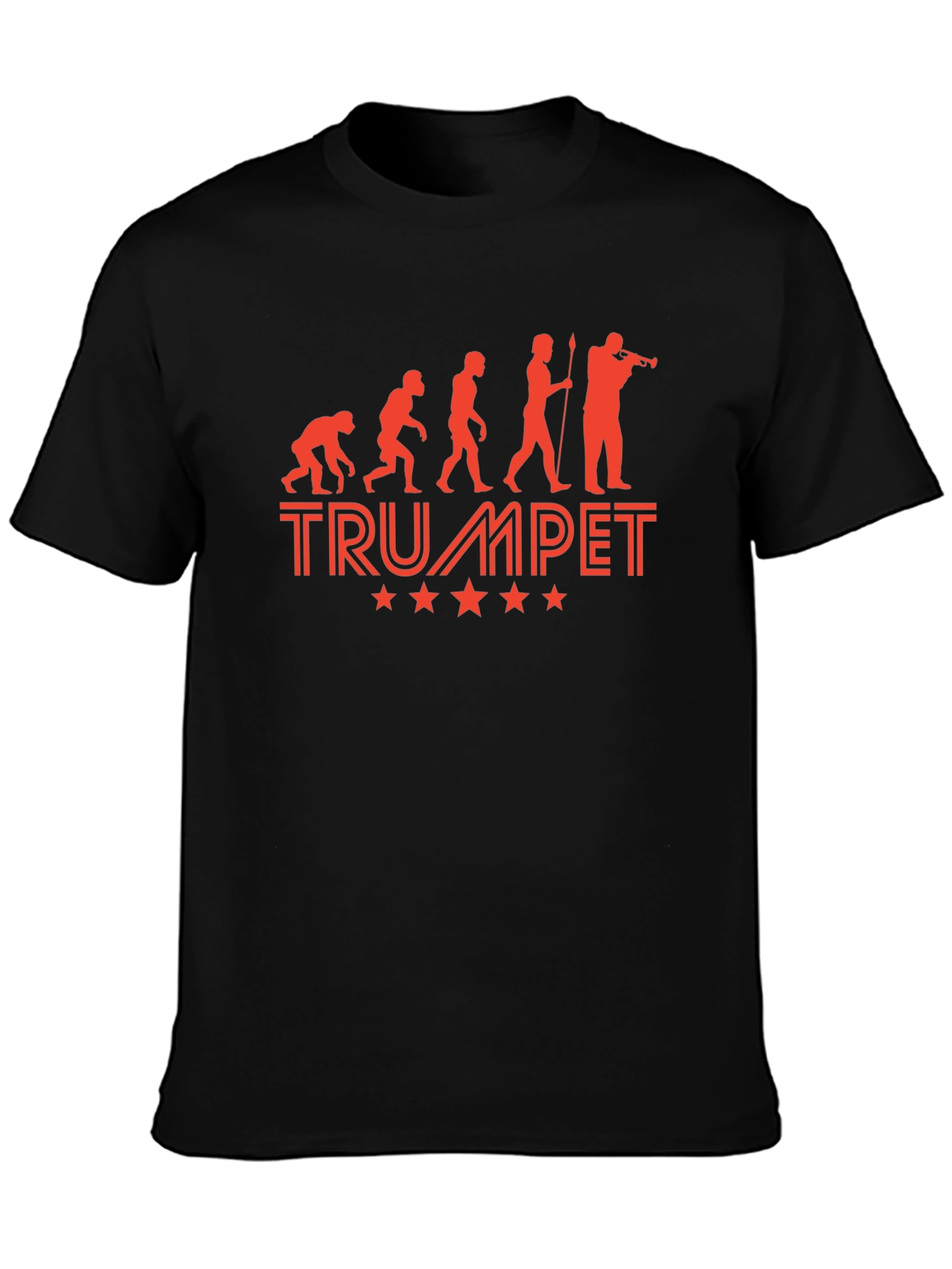 Trumpet Evolution Black T-Shirt