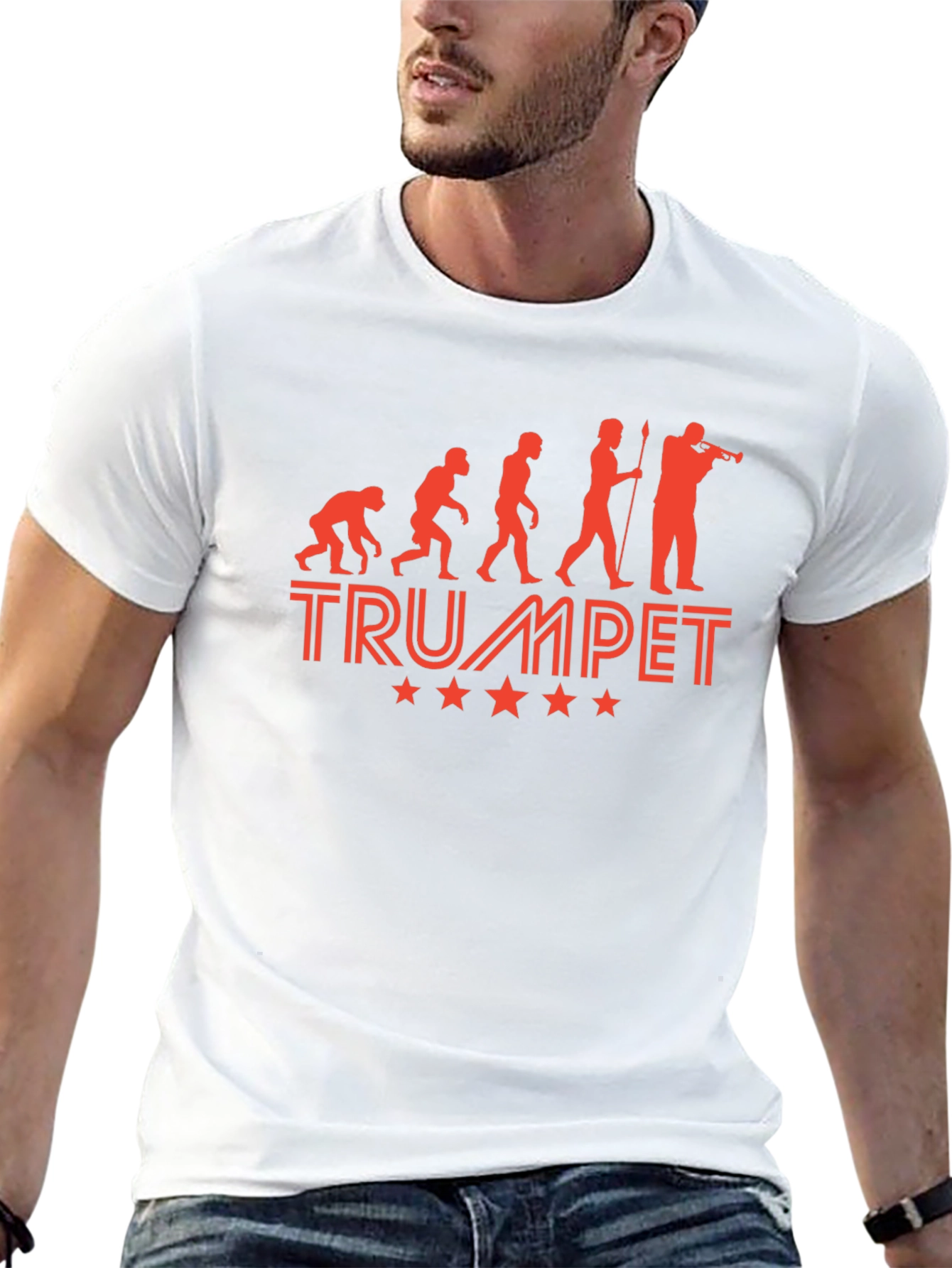 Trumpet Evolution Black T-Shirt