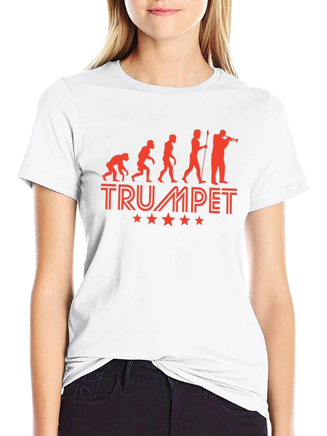 Trumpet Evolution Black T-Shirt