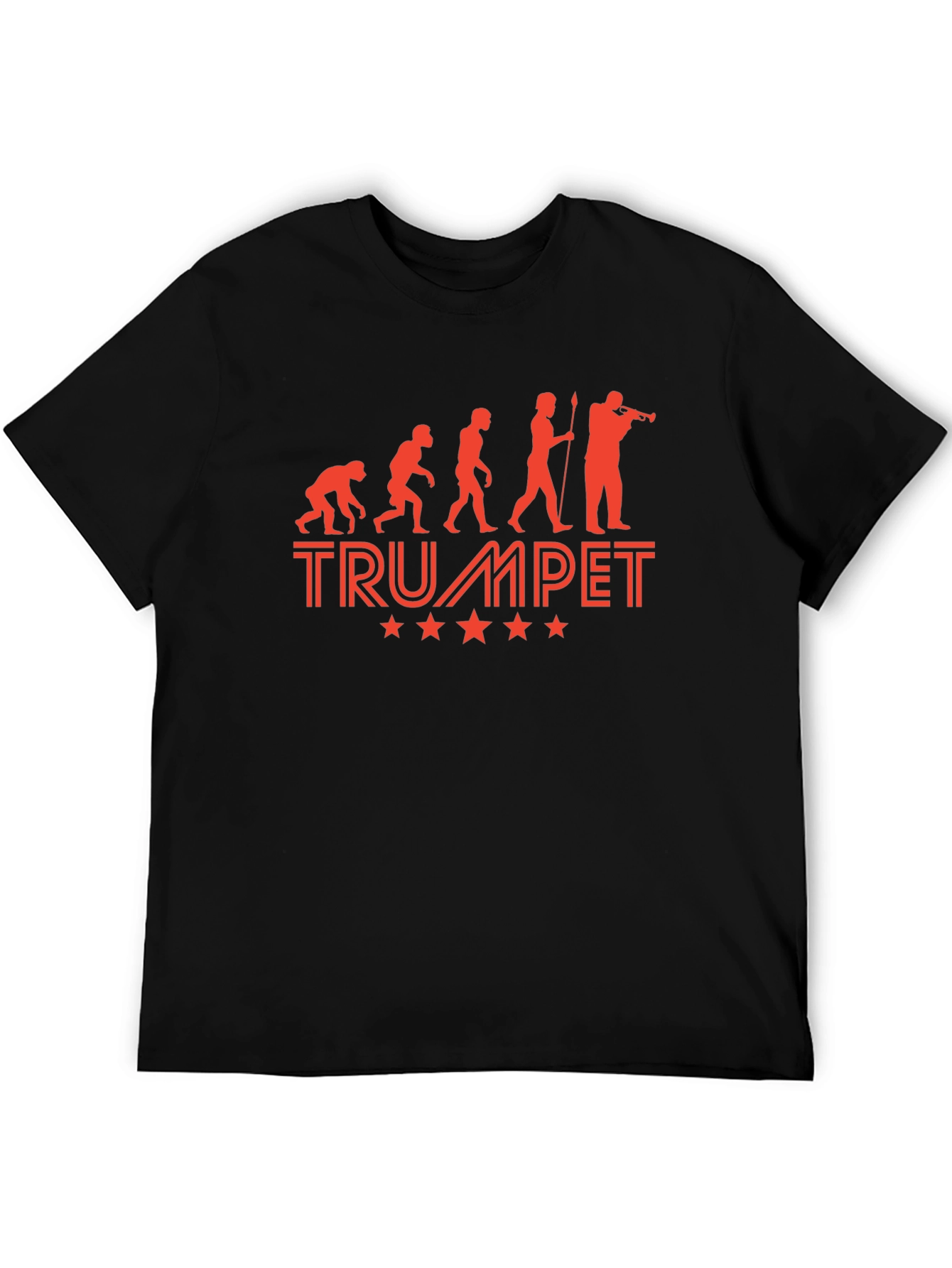 Trumpet Evolution Black T-Shirt