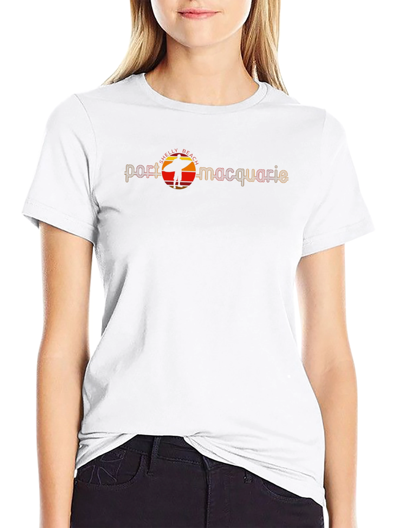 Port Macquarie Shelly Beach Retro Tee