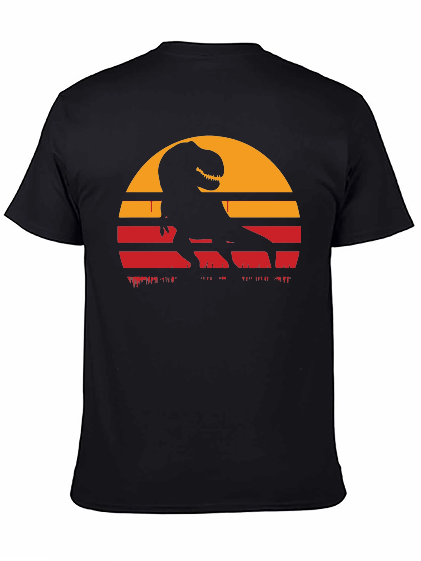 Retro T-Rex Sunset Graphic Tee