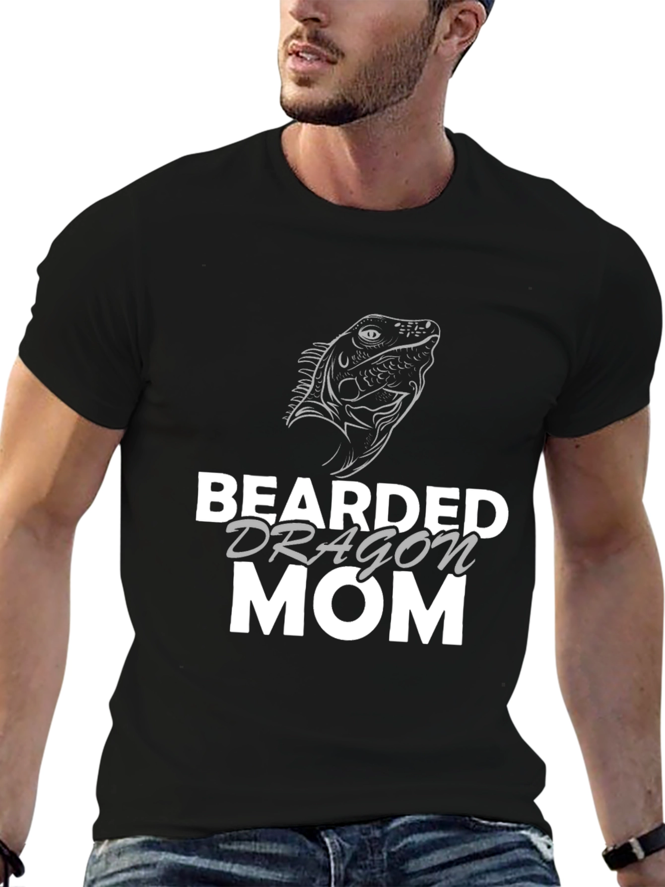 Bearded Dragon Mom Graphic Tee