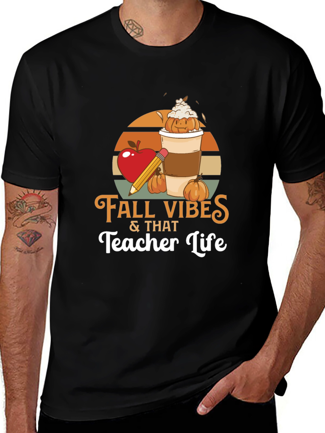 Fall Vibes Teacher Life T-Shirt