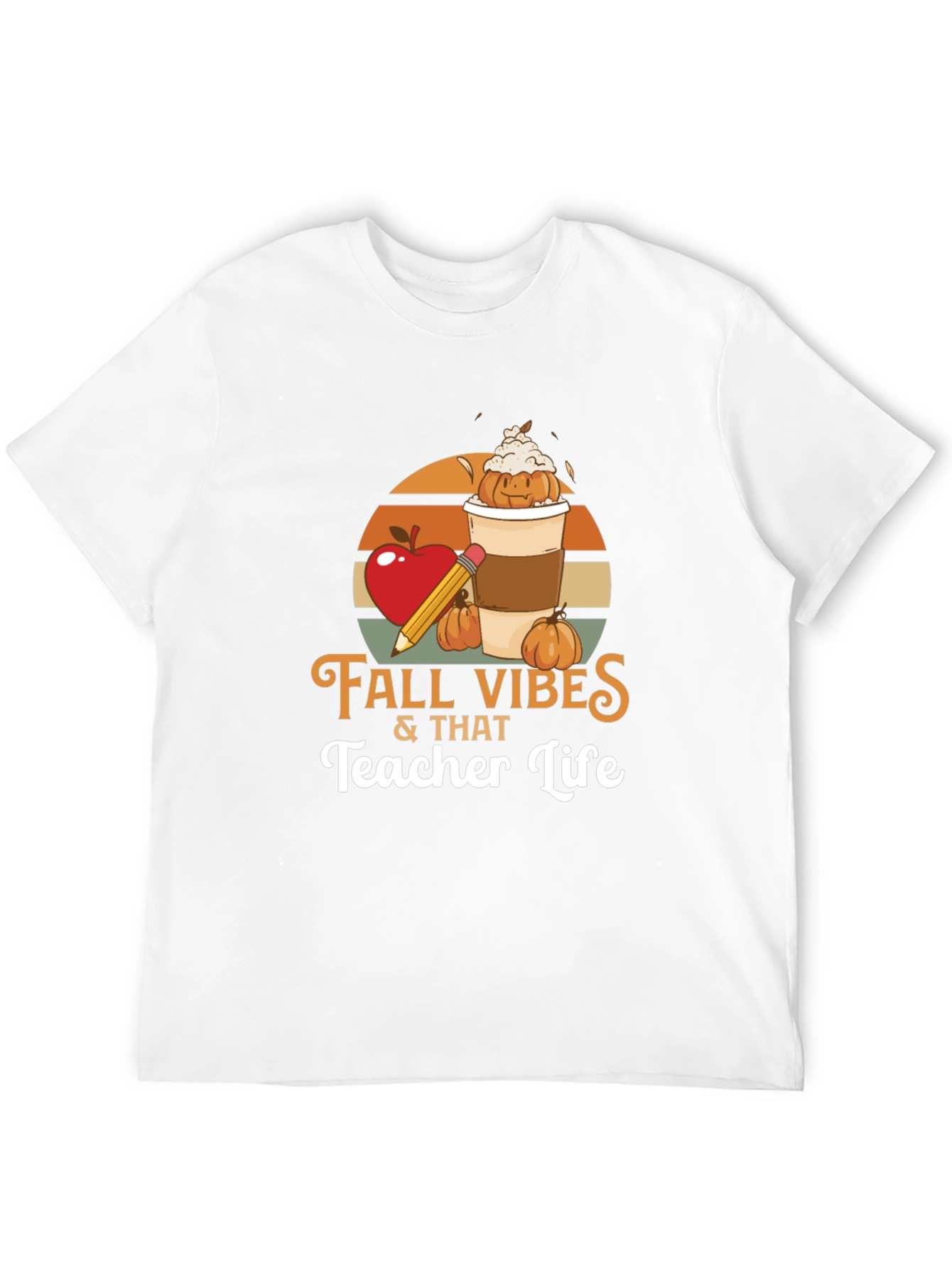Fall Vibes Teacher Life T-Shirt