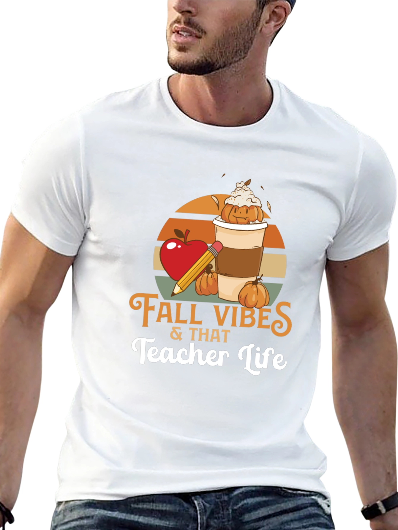 Fall Vibes Teacher Life T-Shirt