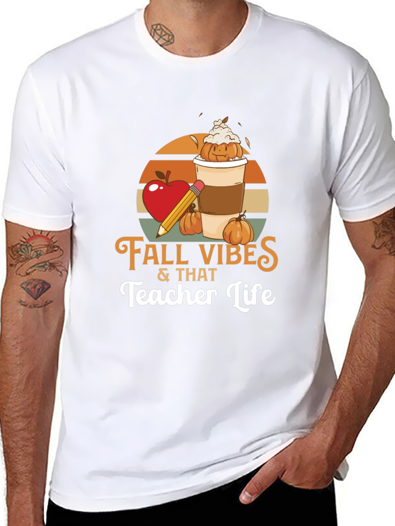 Fall Vibes Teacher Life T-Shirt