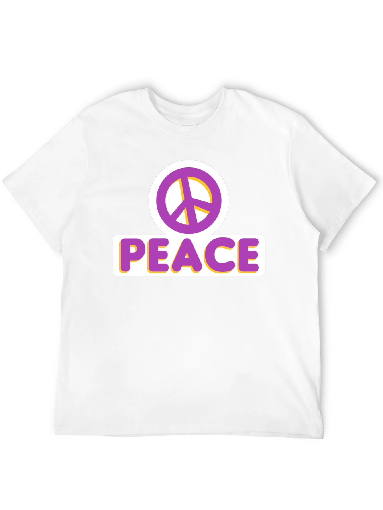 Peace Sign T-Shirt - Black Graphic Tee