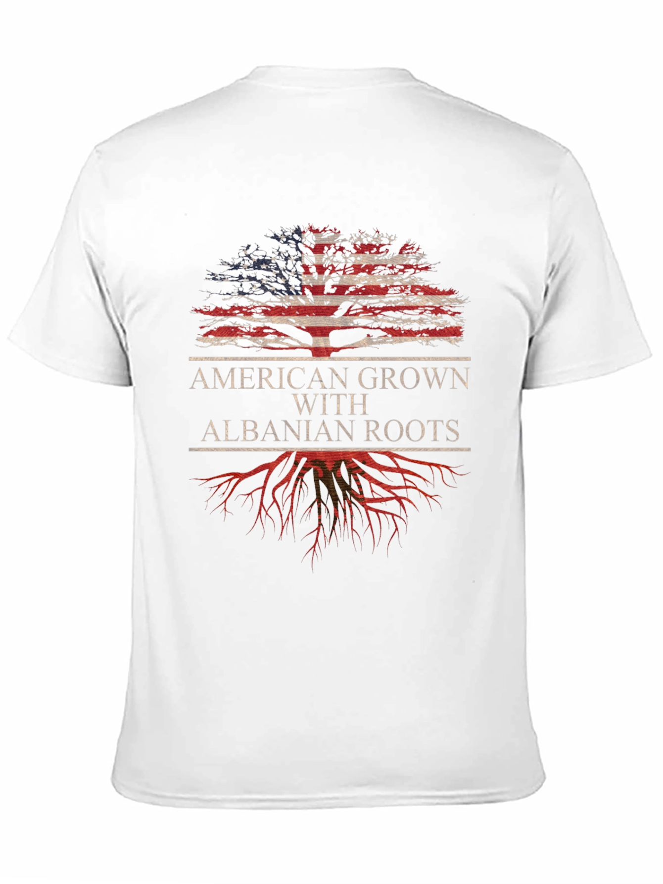 American Grown Albanian Roots T-Shirt