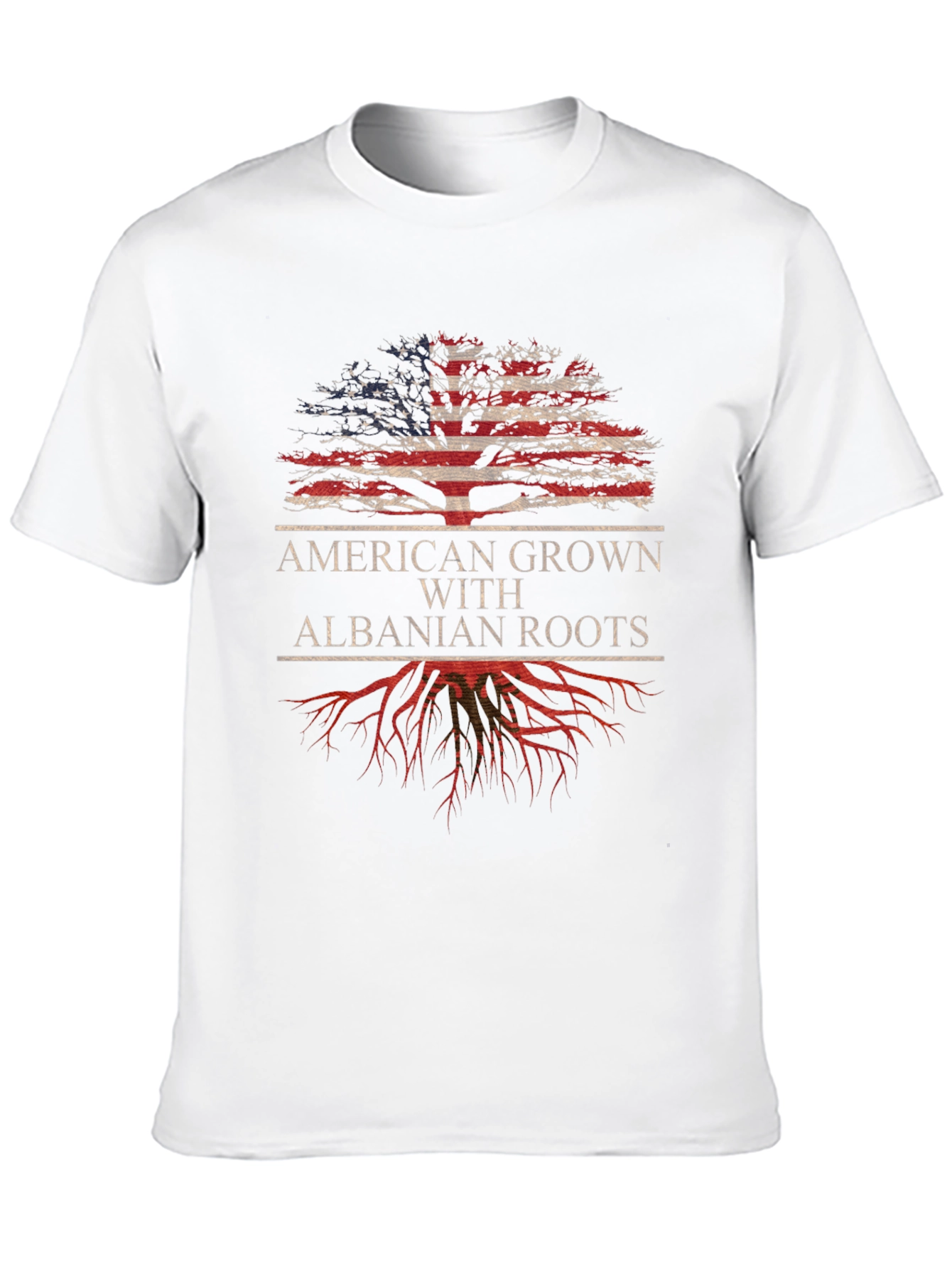 American Grown Albanian Roots T-Shirt