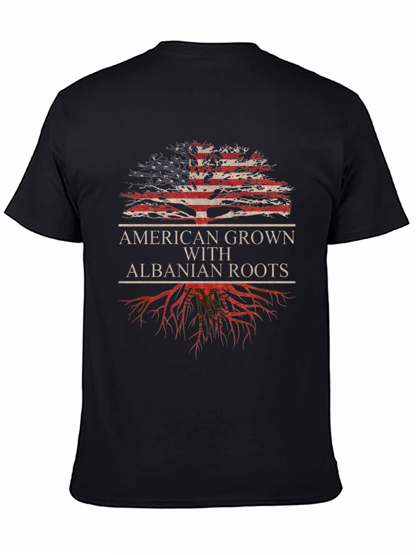American Grown Albanian Roots T-Shirt