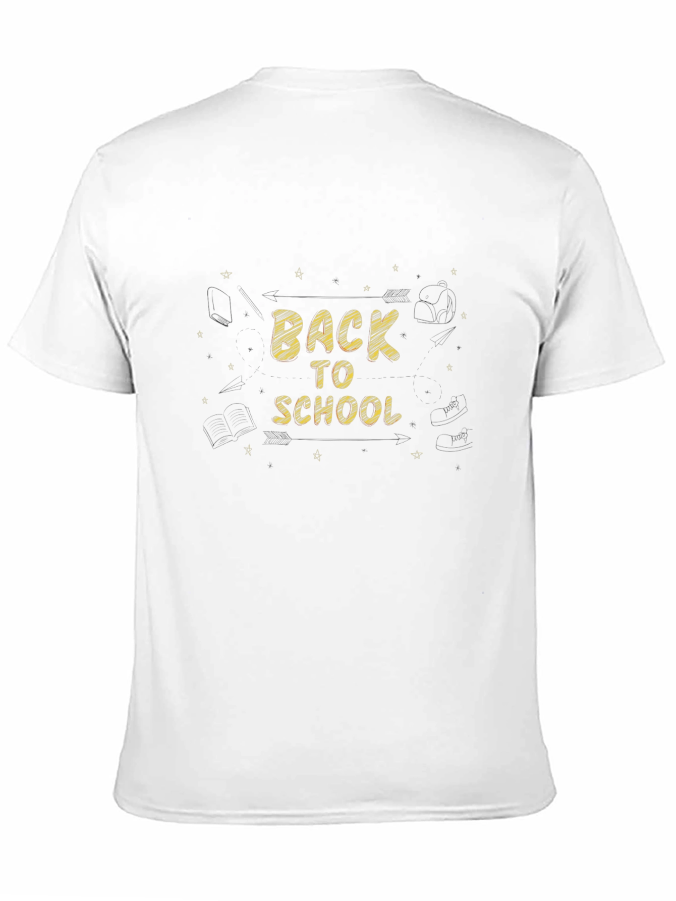 Back To School Graphic Tee - Black