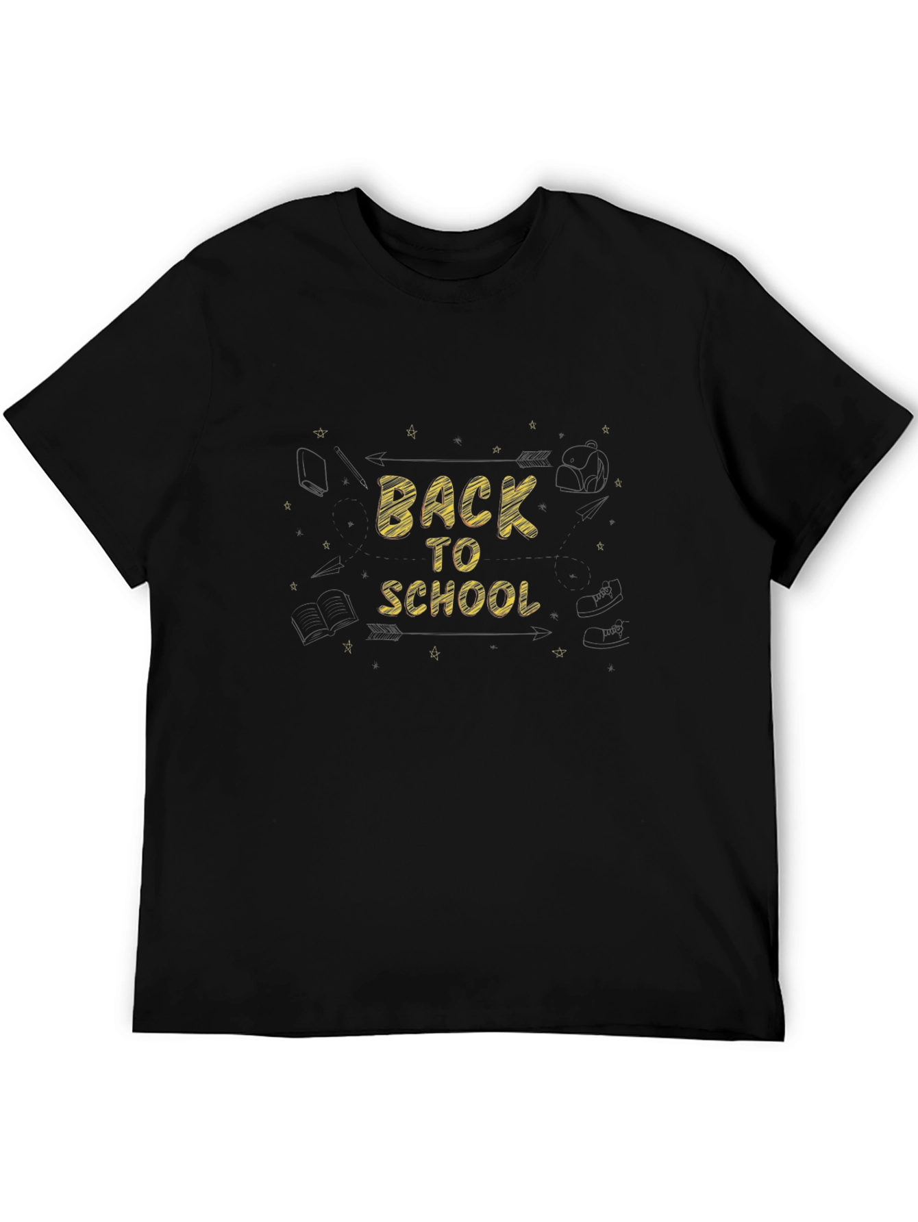 Back To School Graphic Tee - Black