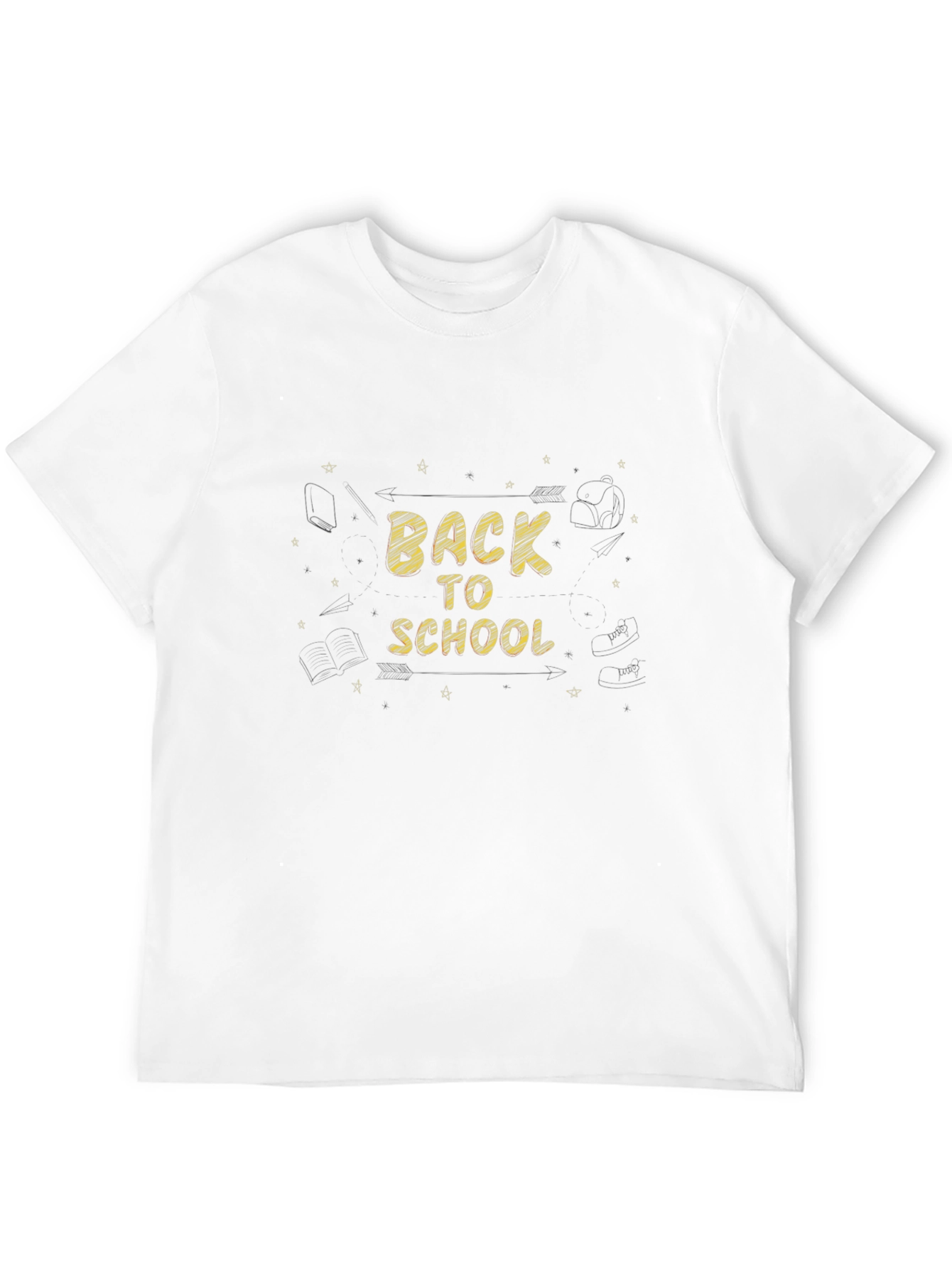 Back To School Graphic Tee - Black